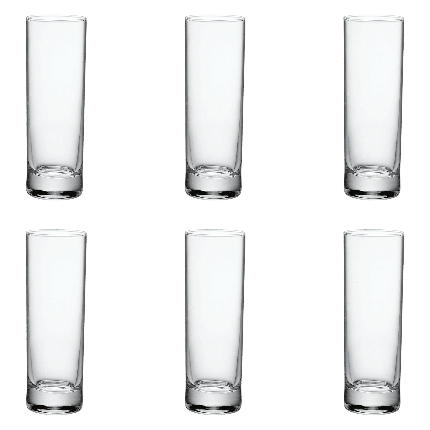 Bormioli Rocco Gina Longdrinkglas 21,5 Cl Tubo - 6 Stuks - Glazen.nl