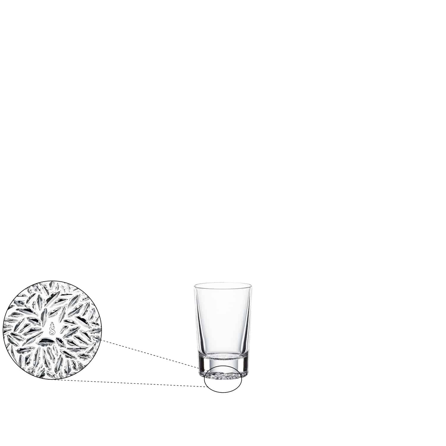 Spiegelau Lounge 2.0 Shotglas 5,5 Cl - 12 Stuks - Glazen.nl