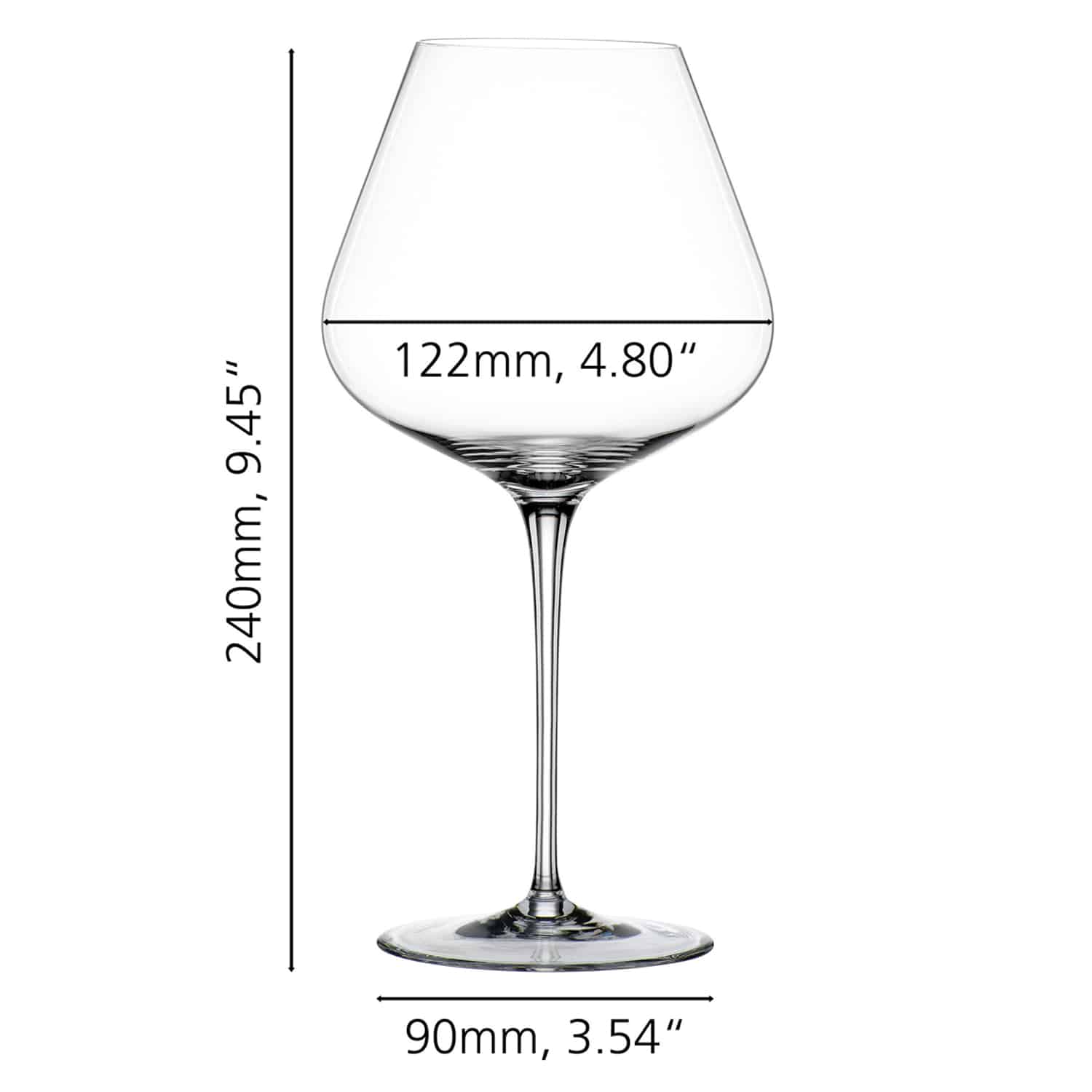 Spiegelau Hybrid Wijnglas 84 Cl Burgundy - 12 Stuks - Glazen.nl