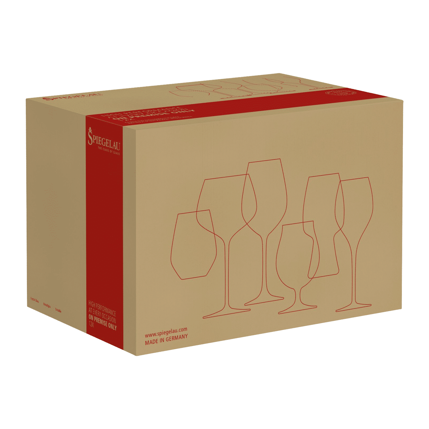 Spiegelau Hybrid Wijnglas 84 Cl Burgundy - 12 Stuks - Glazen.nl