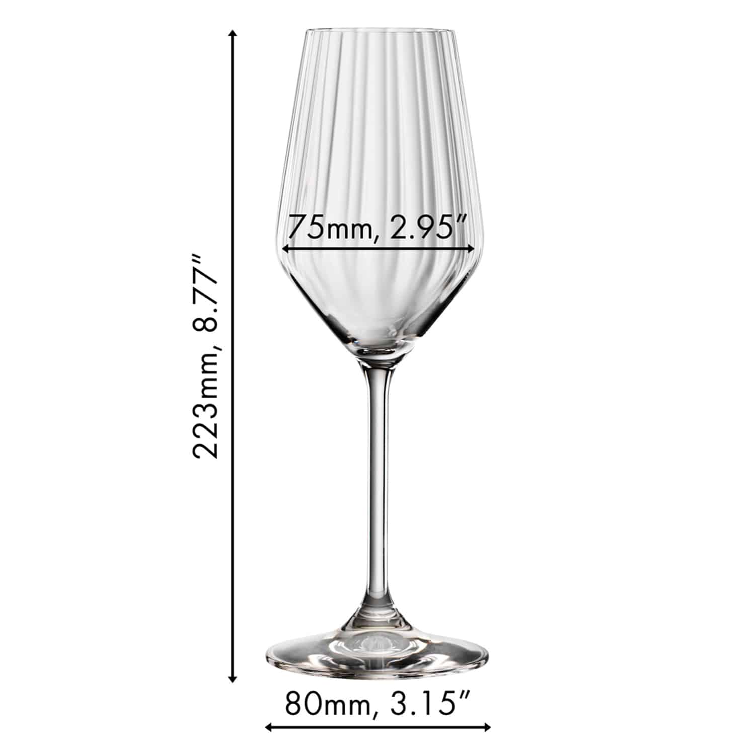 Spiegelau Lifestyle Champagneglas / Flute 31 Cl - 12 Stuks - Glazen.nl