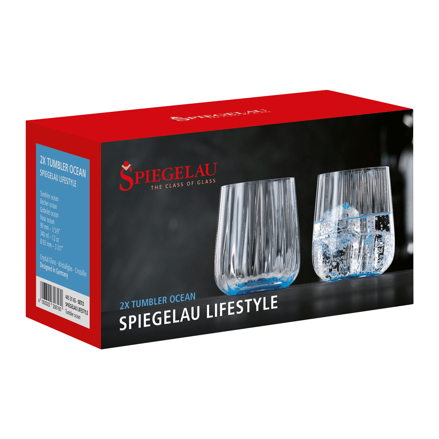 Spiegelau Lifestyle Tumbler 34 Cl Blauw - 12 Stuks - Glazen.nl