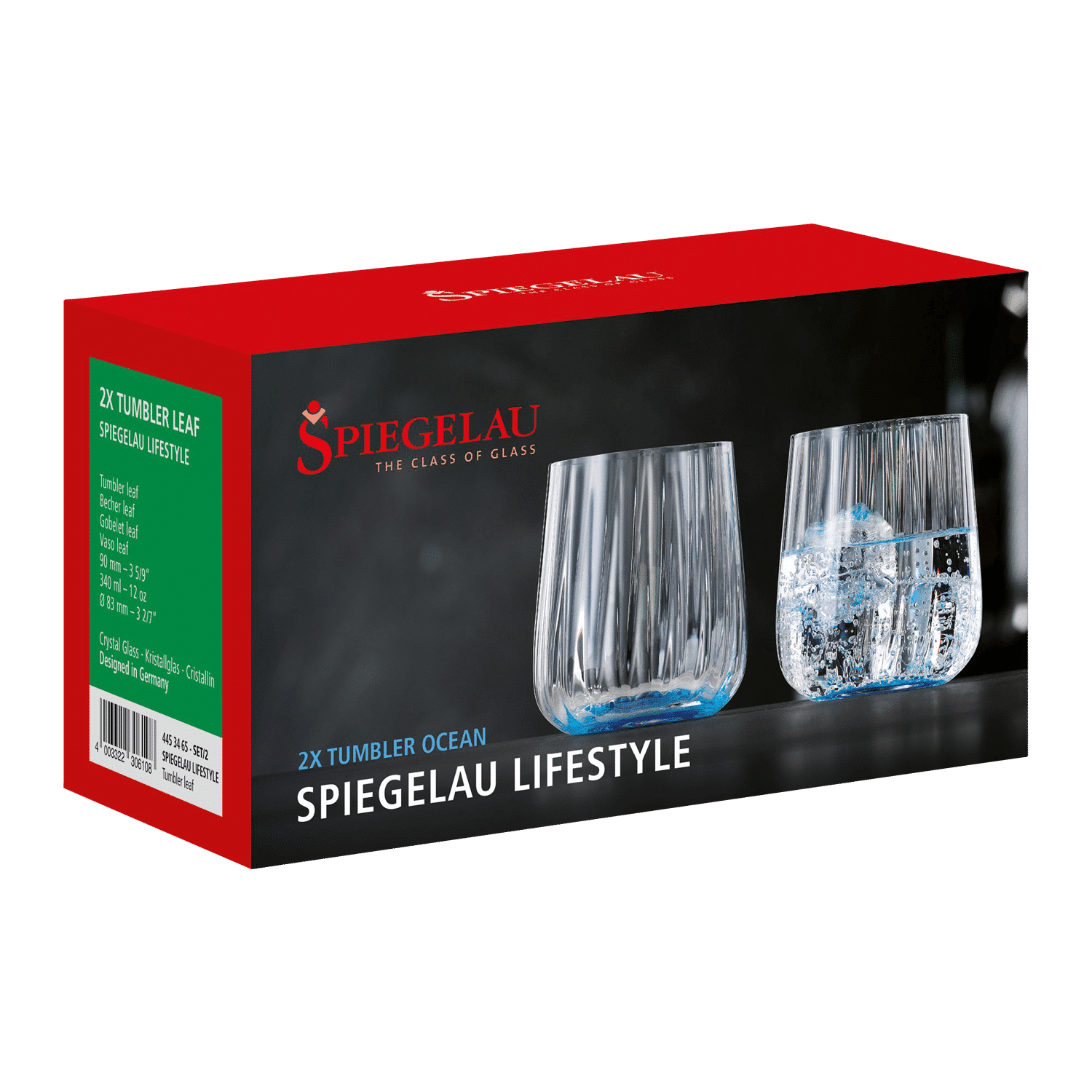 Spiegelau Lifestyle Tumbler 34 Cl Groen - 12 Stuks - Glazen.nl