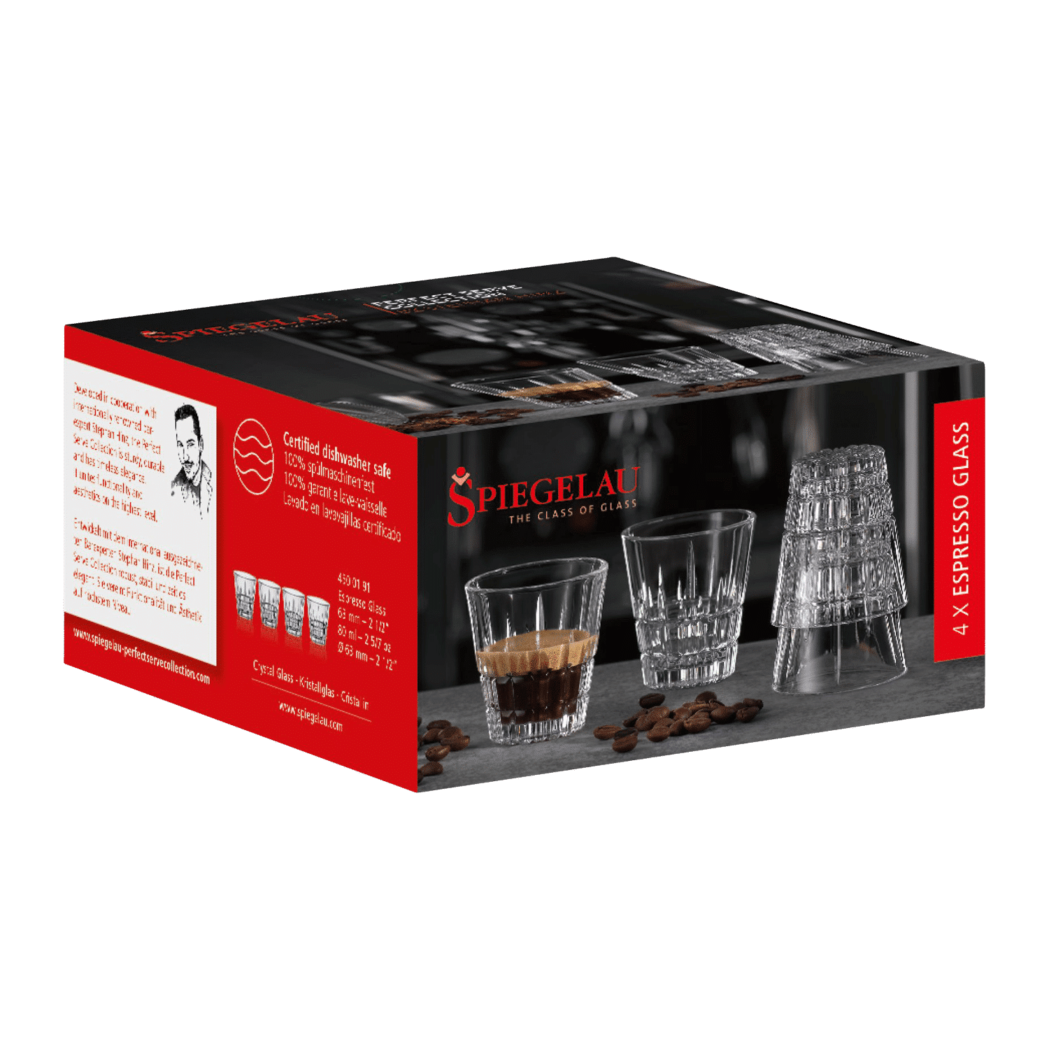 Spiegelau Perfect Serve Collection Koffieglas 7,8 Cl - 12 Stuks - Glazen.nl