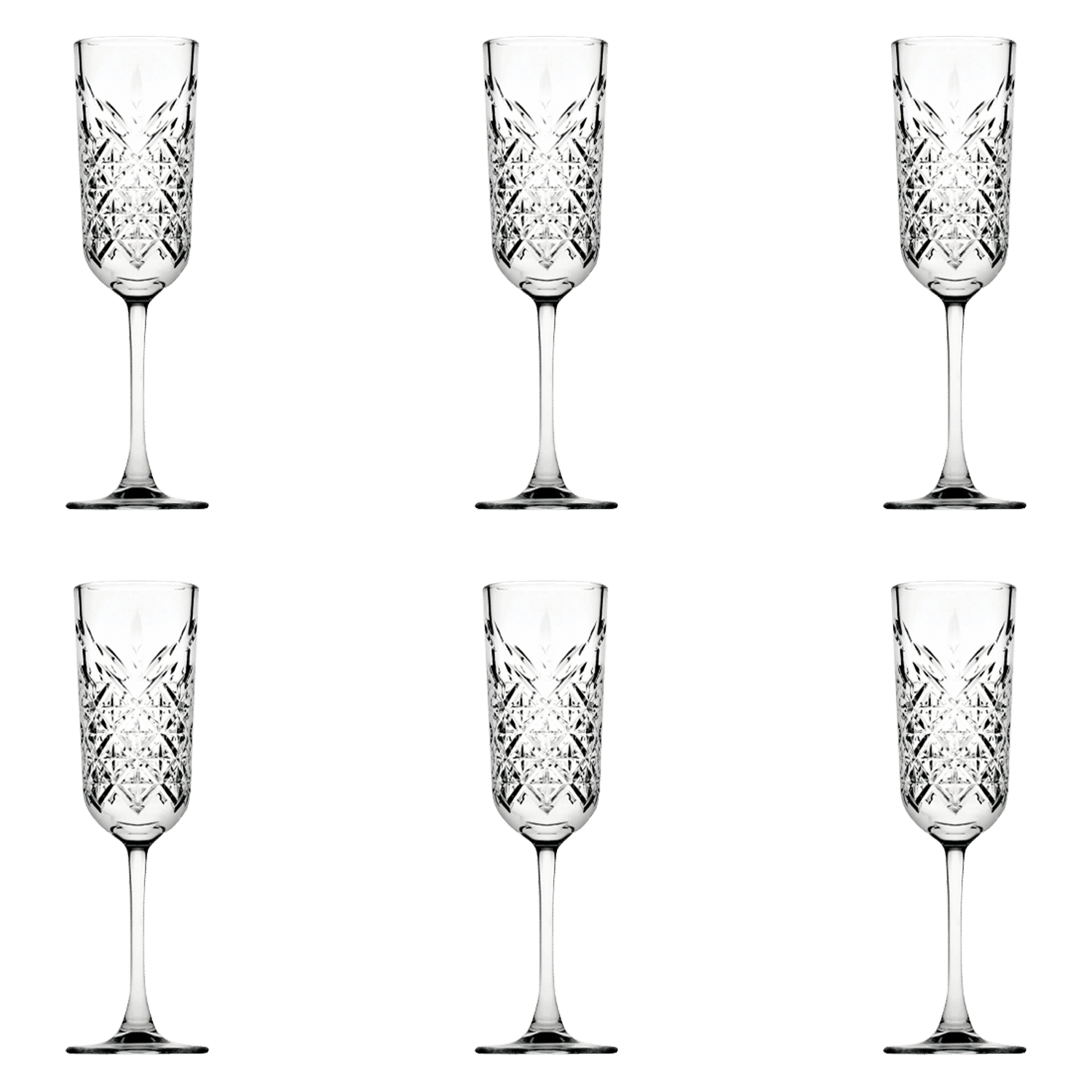 Pasabahce Timeless Champagneglas / Flute 17,5 Cl - 4 Stuks - Glazen.nl