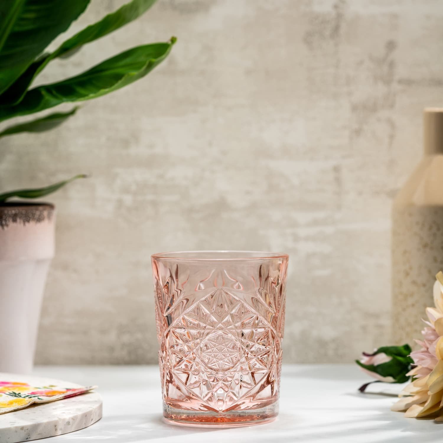 Onis Hobstar / ICON Tumbler 35 cl Licht Roze - 6 Stuks - Glazen.nl