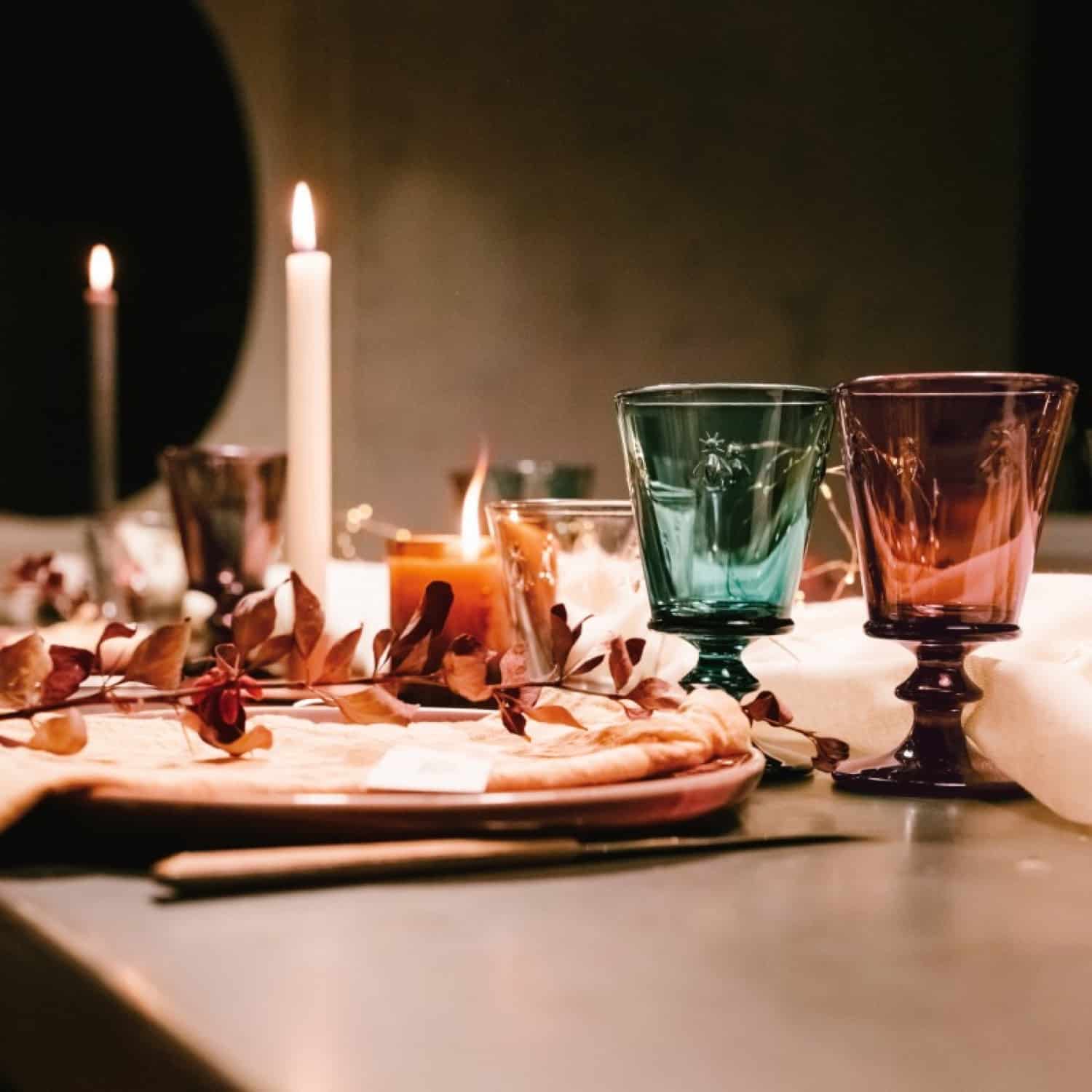 La Rochère Abeille Wijnglas 24 cl Blauw - 6 Stuks - Glazen.nl