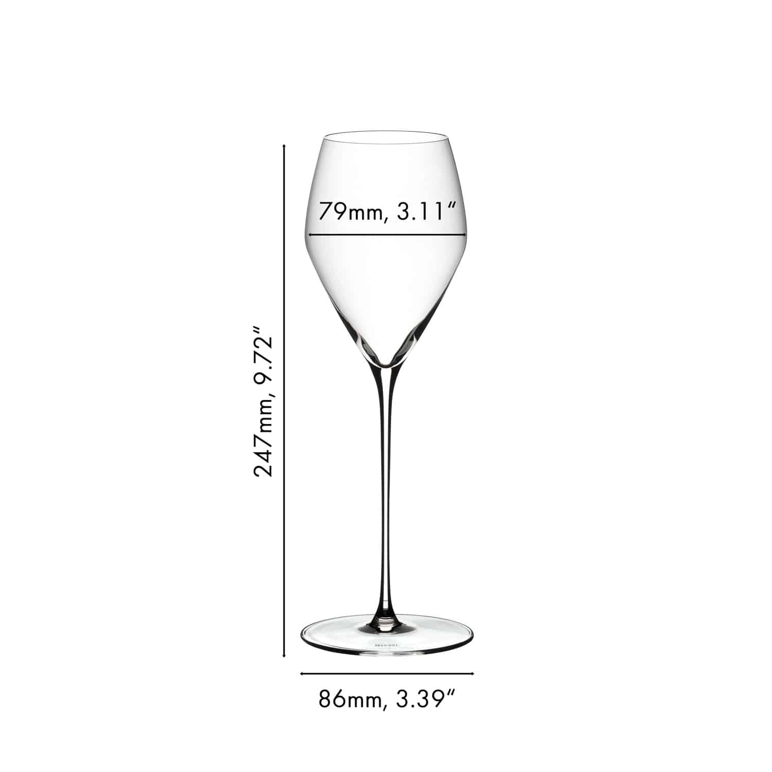 Riedel Veloce Champagneglas / Flute 32,7 Cl - 2 Stuks - Glazen.nl