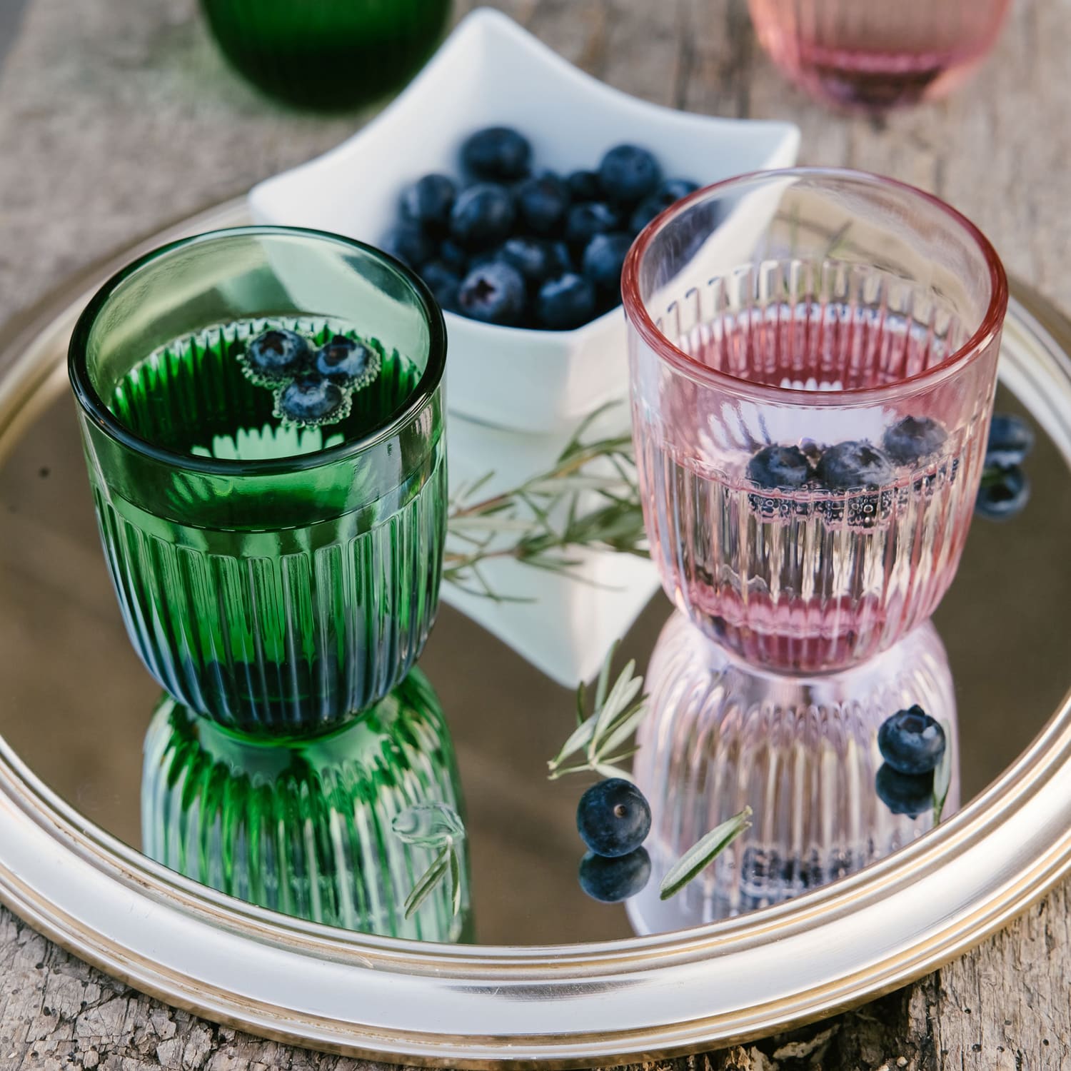 La Rochère Ouessant Tumbler 26 Cl Rose - 6 Stuks - Glazen.nl