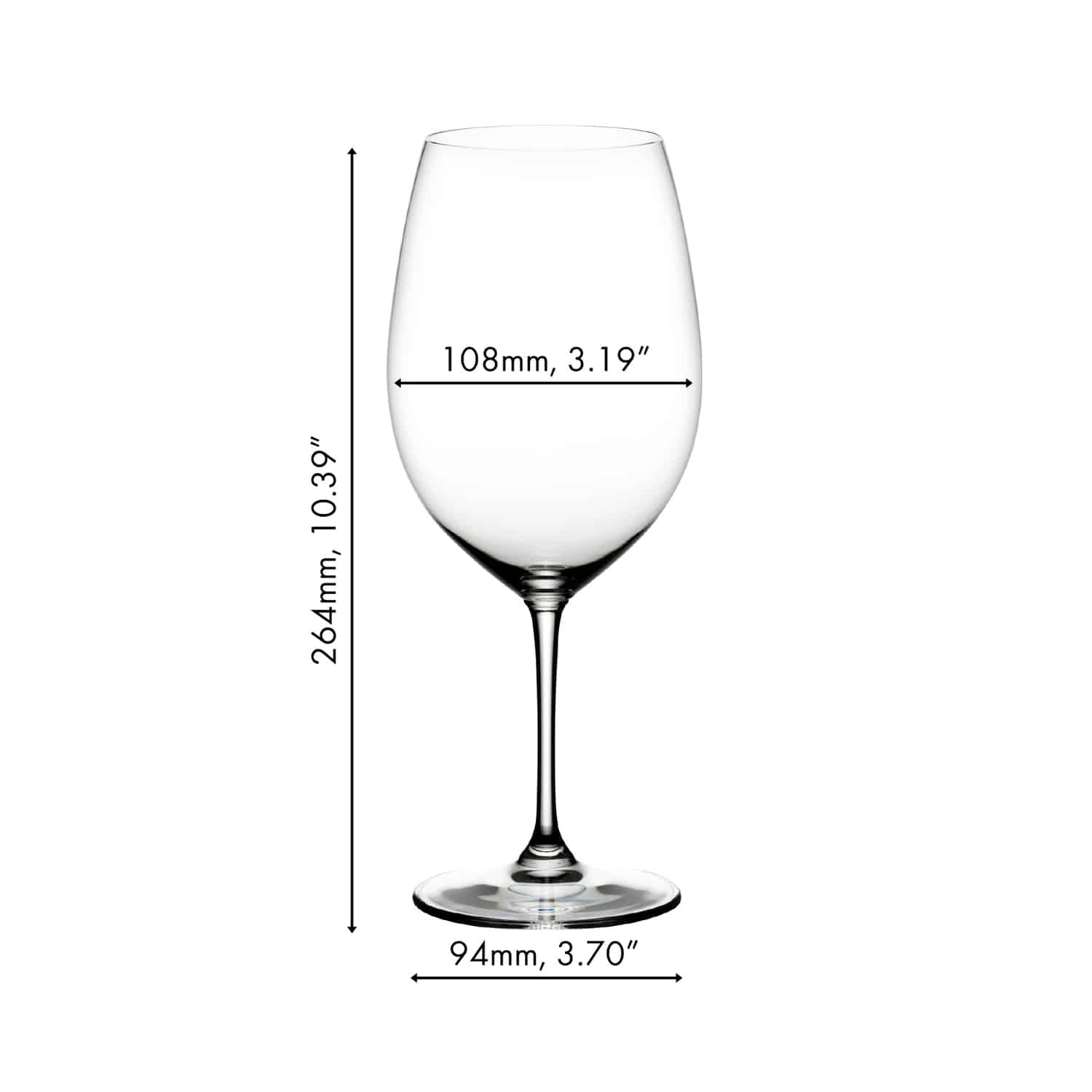 Riedel Vinum Wijnglas 99,5 Cl Bordeaux Grand Cru - 2 Stuks - Glazen.nl