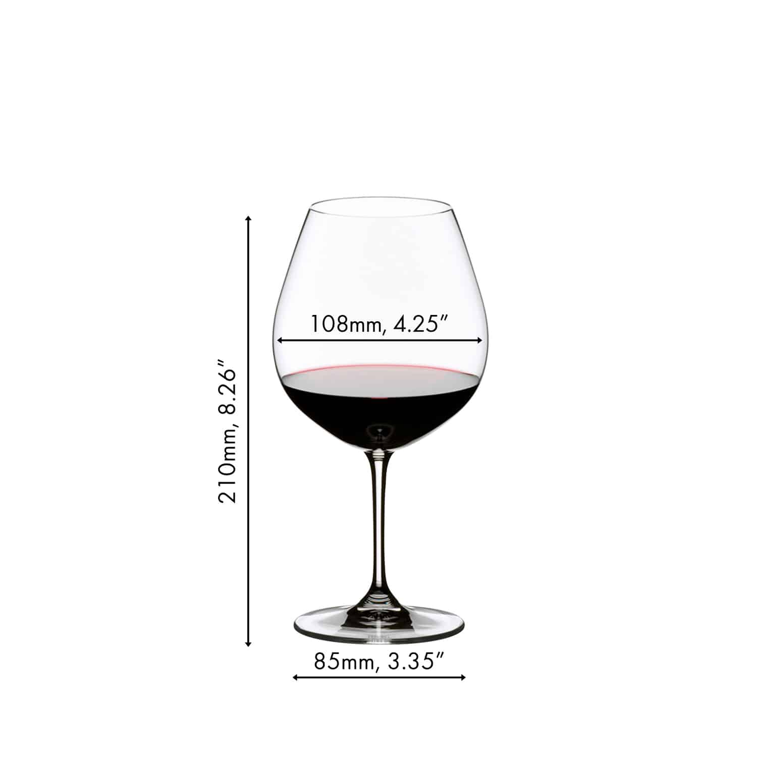 Riedel Vinum Wijnglas 72,5 Cl Pinot Noir / Burgundy Red - 2 Stuks - Glazen.nl