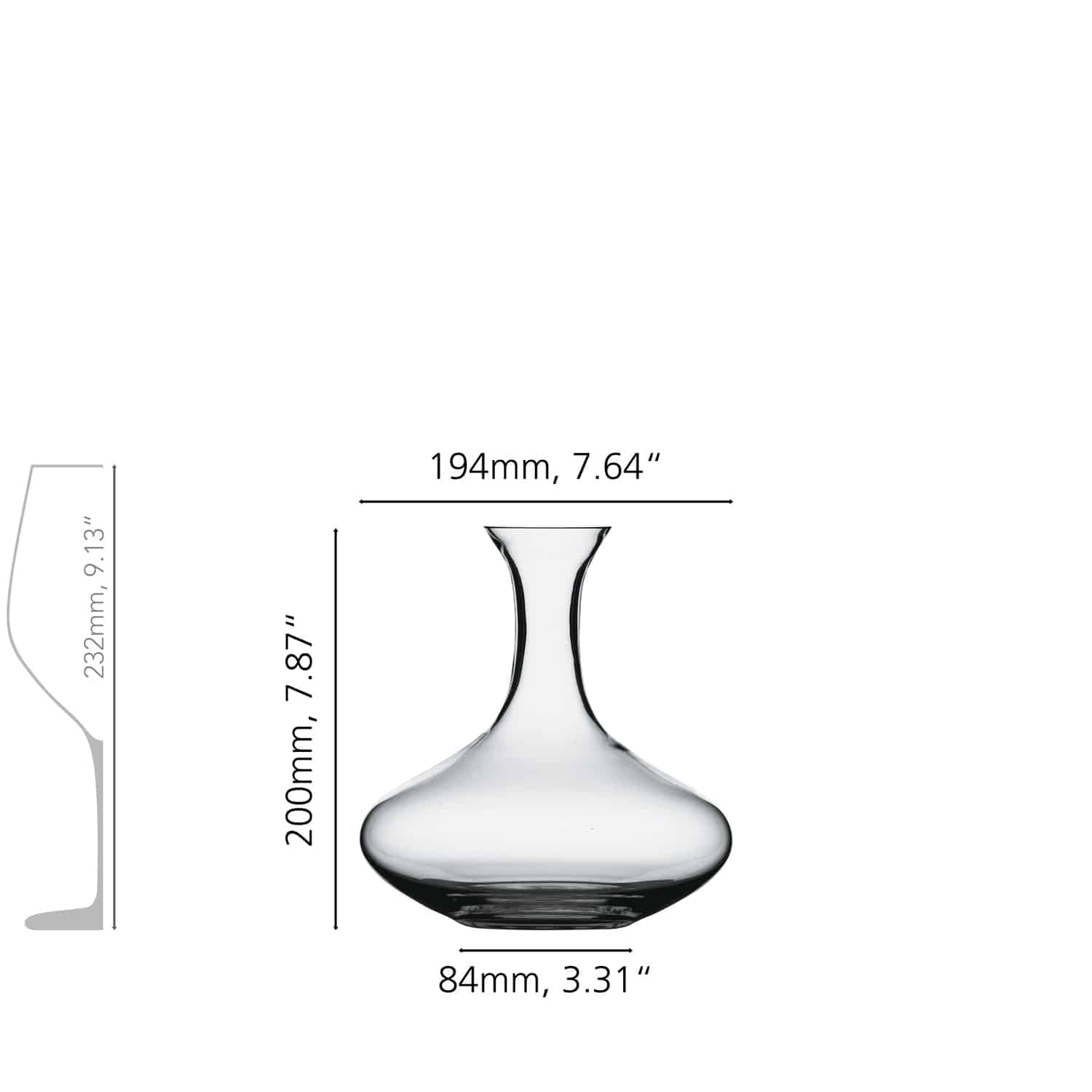 Spiegelau Vino Grande Decanteerkarafaraf 1 L - Glazen.nl