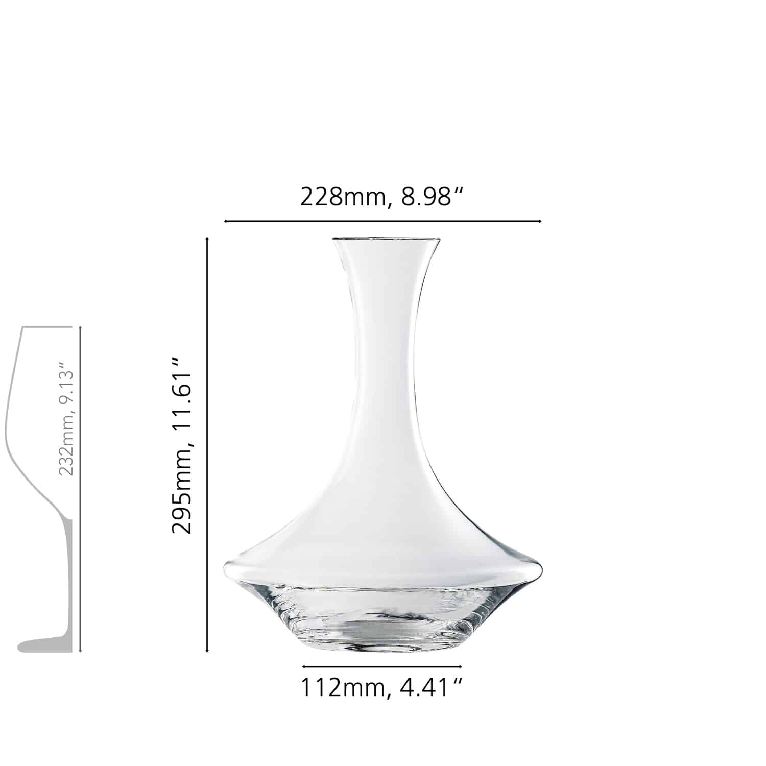 Spiegelau Authentis Decanteerkarafaraf 1 L - Glazen.nl