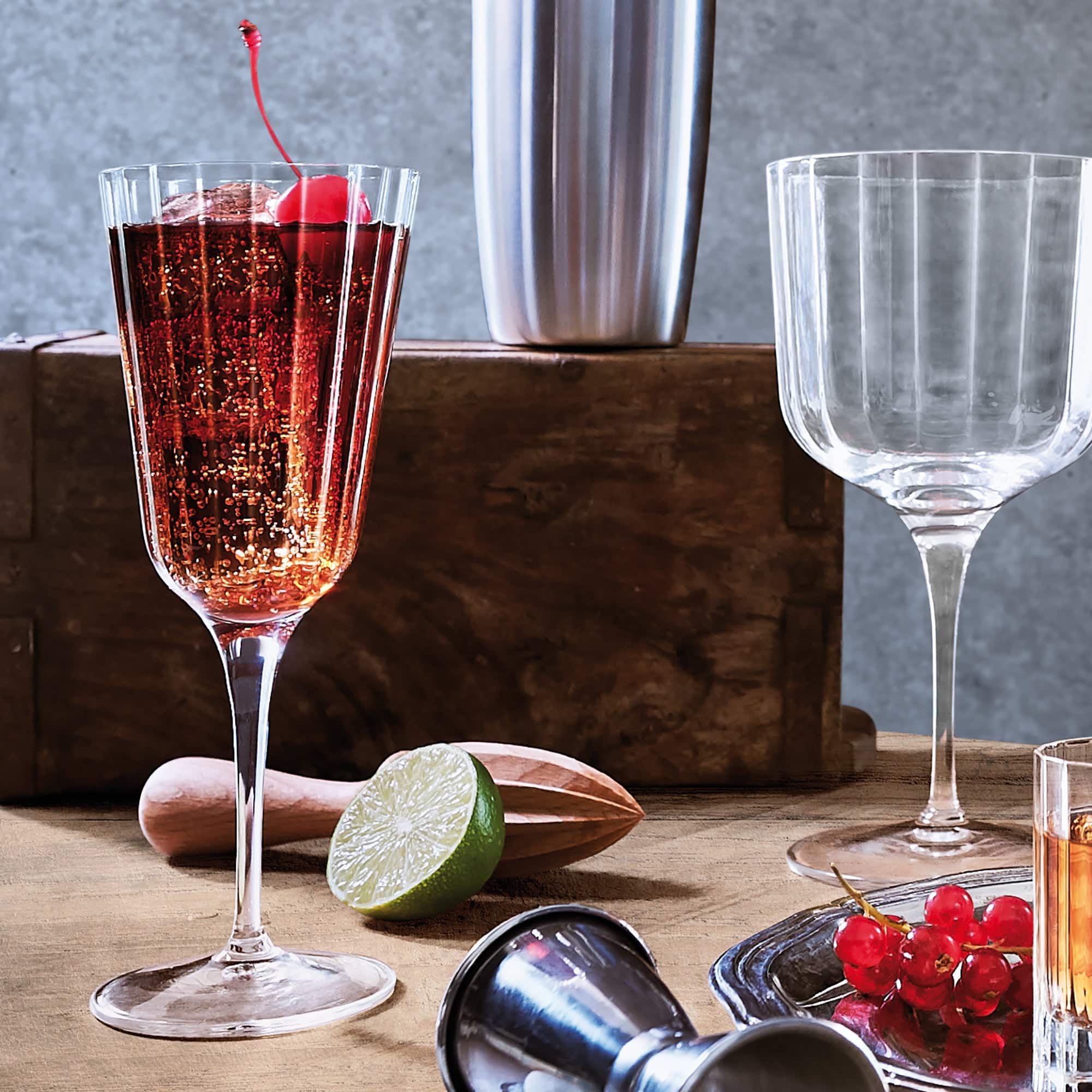 Luigi Bormioli Bach Cocktailglas 26 Cl Retro Fizz - 4 Stuks - Glazen.nl