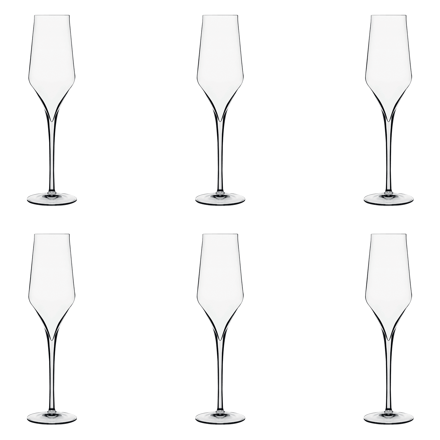 Luigi Bormioli Supremo Champagneglas / Flute 24 Cl - 6 Stuks - Glazen.nl