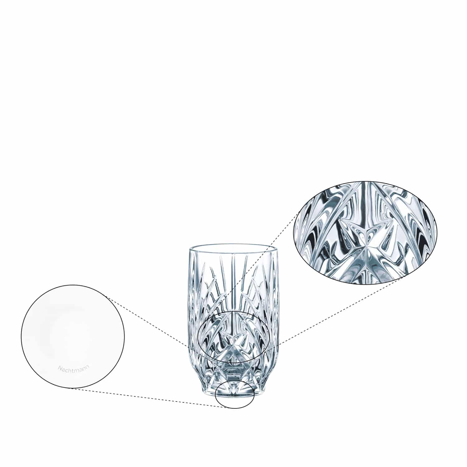 Nachtmann Palais Tumbler 26,5 Cl - 24 Stuks - Glazen.nl