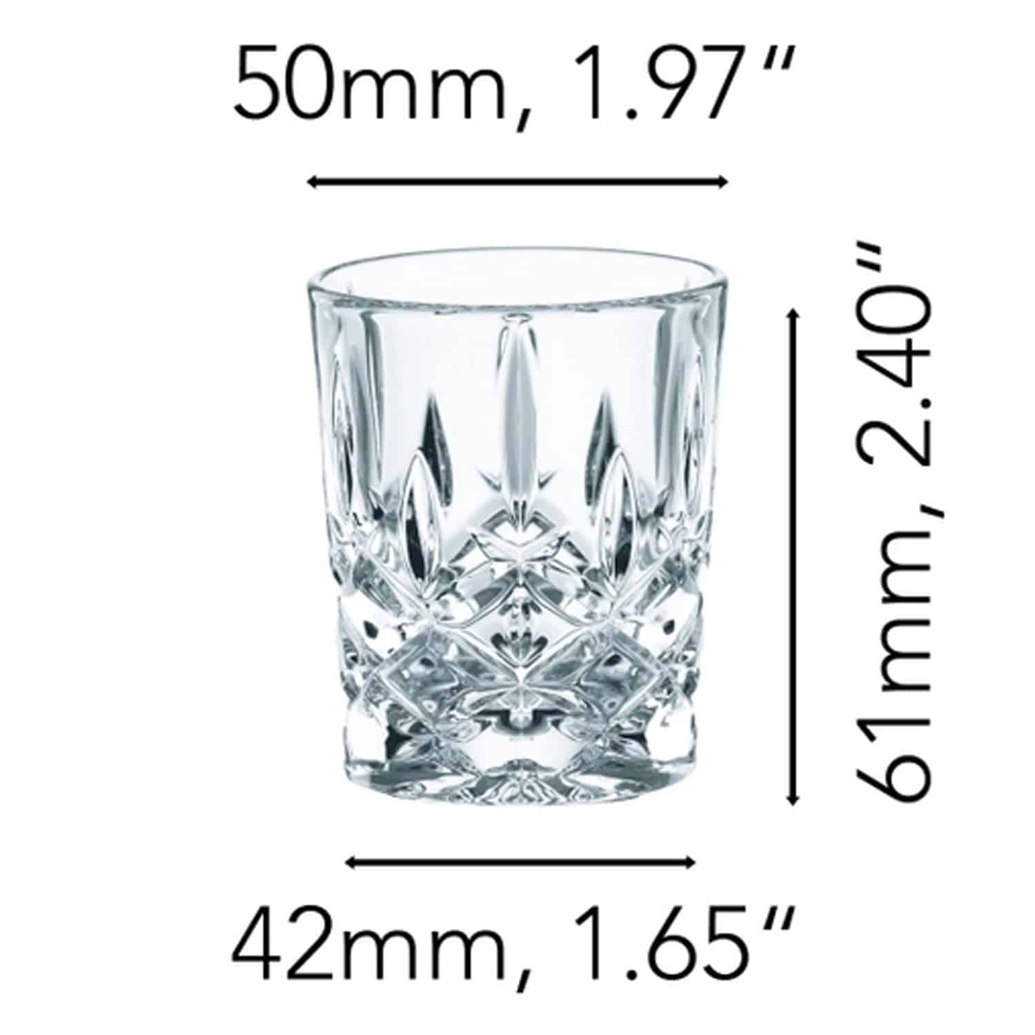 Nachtmann Noblesse Borrelgals 5,5 Cl - 12 Stuks - Glazen.nl