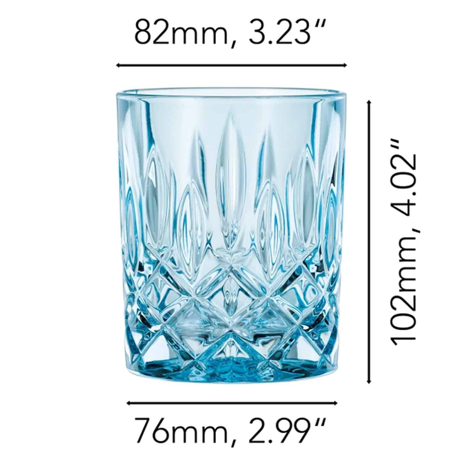 Nachtmann Noblesse Tumbler 29,5 Cl Blauw - 2 Stuks - Glazen.nl