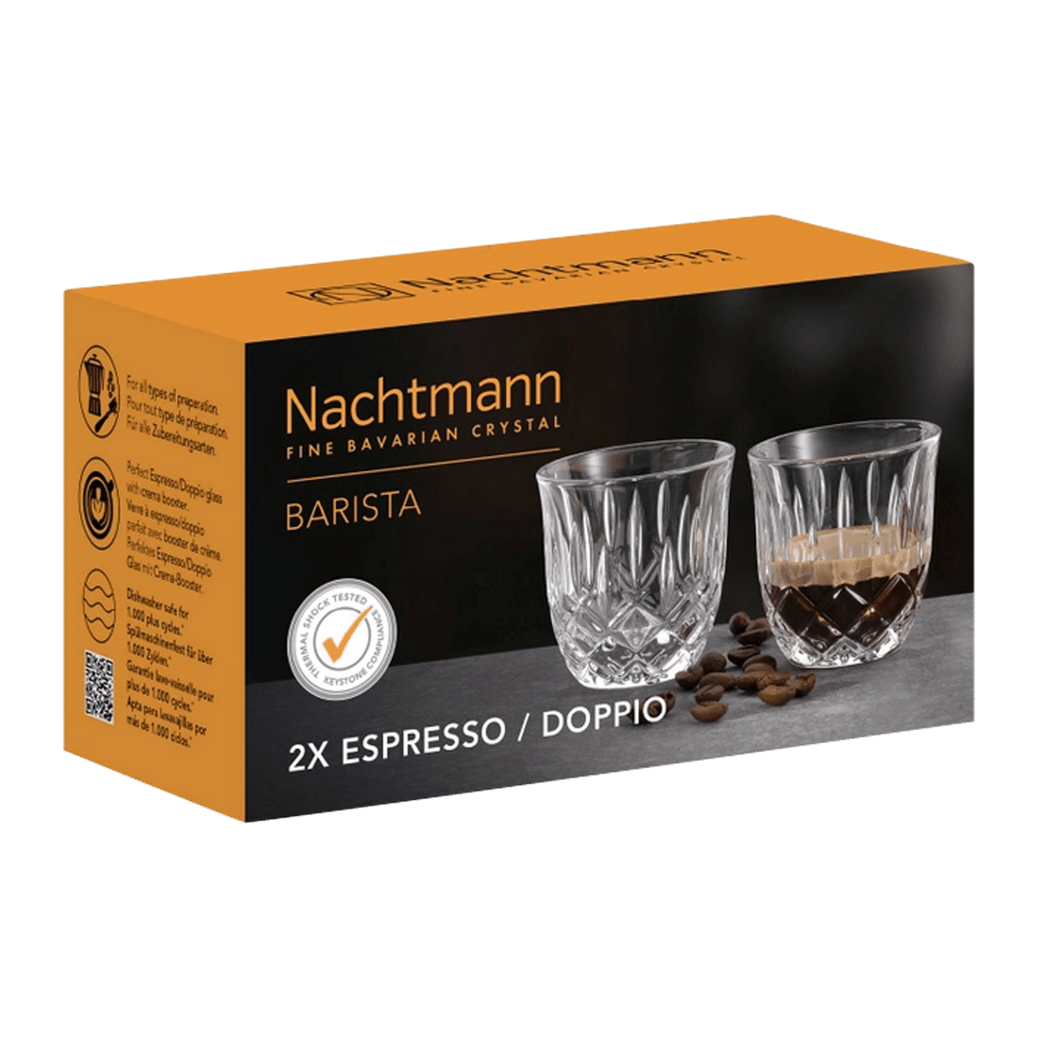 Nachtmann Noblesse Barista Espressoglas 9 Cl - 12 Stuks - Glazen.nl