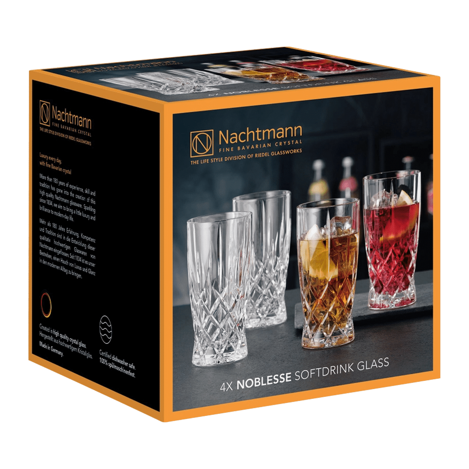 Nachtmann Noblesse Longdrinkglas 35 Cl Latte Macchiato - 12 Stuks - Glazen.nl