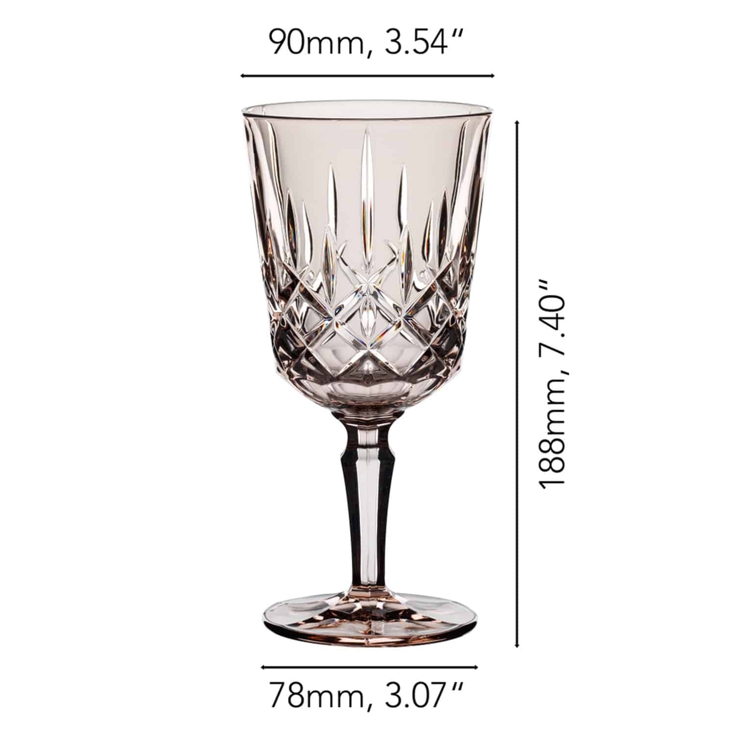 Nachtmann Noblesse Wijnglas 35,5 Cl Taupe - 2 Stuks - Glazen.nl