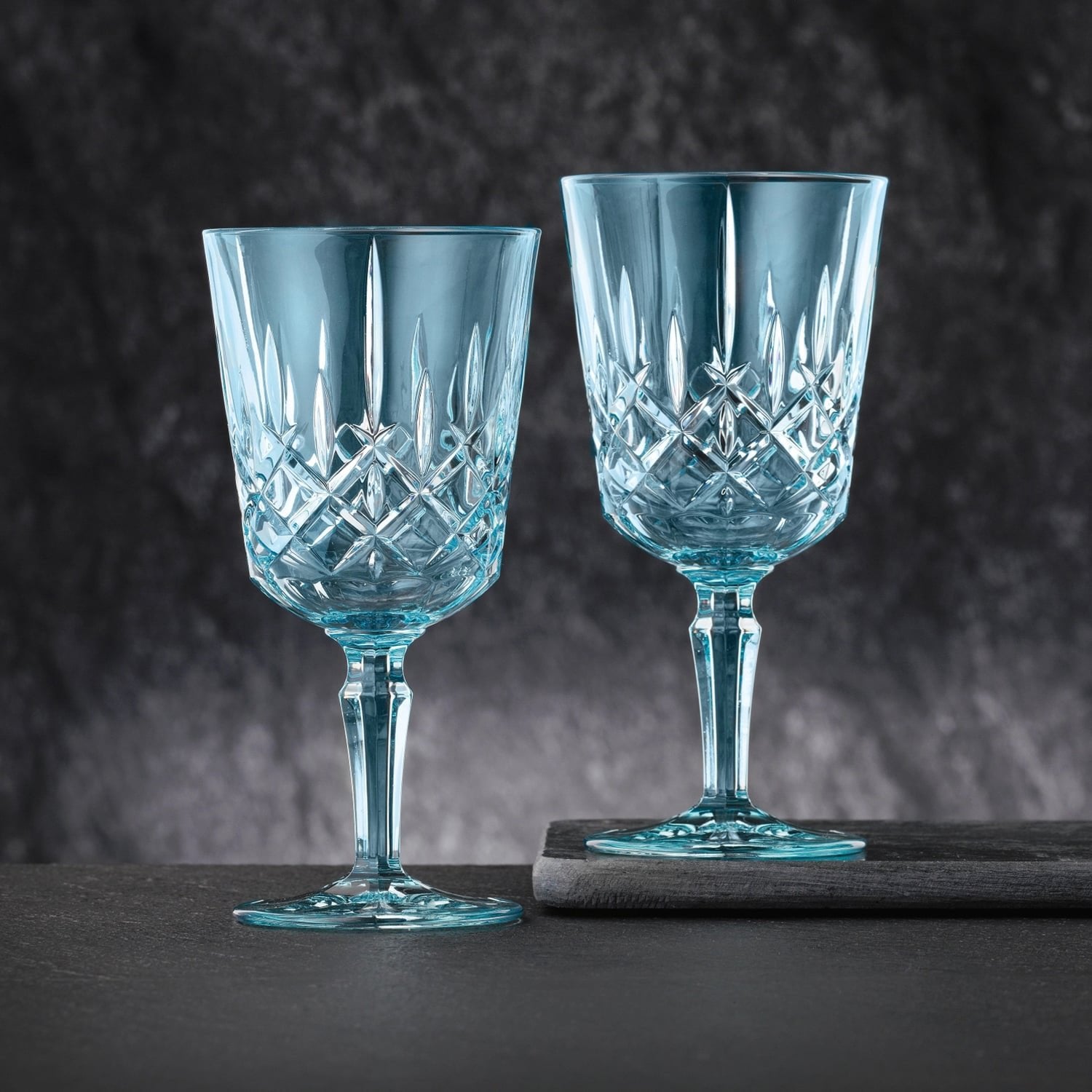 Nachtmann Noblesse Wijnglas 35,5 Cl Blauw - 2 Stuks - Glazen.nl