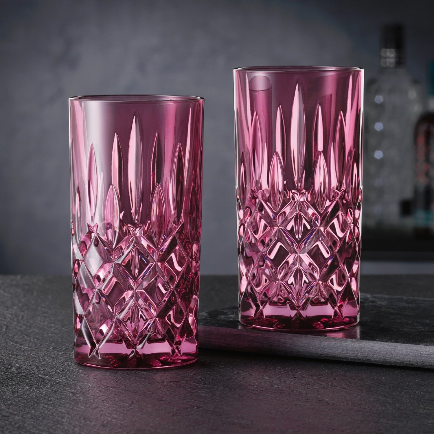 Nachtmann Noblesse Longdrinkglas 39,5 Cl Paars - 2 Stuks - Glazen.nl