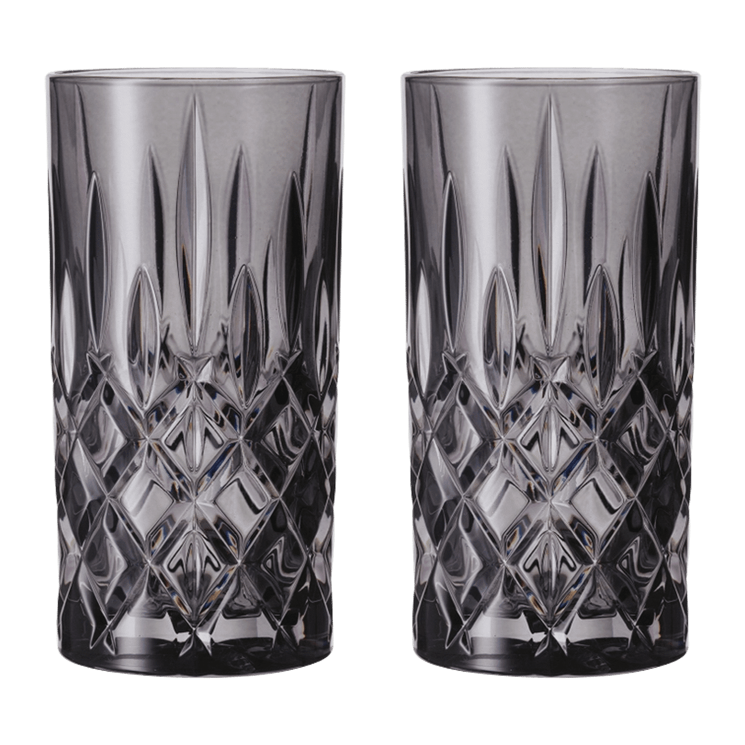 Nachtmann Noblesse Longdrinkglas 39,5 Cl Grijs - 2 Stuks - Glazen.nl