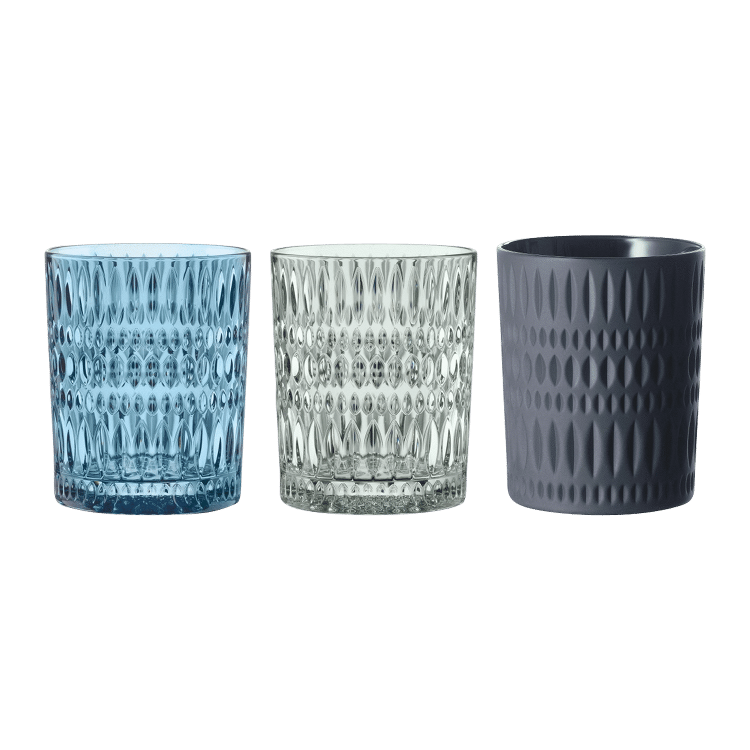 Nachtmann Ethno Tumbler 30,4 Cl Zwart - 12 Stuks - Glazen.nl