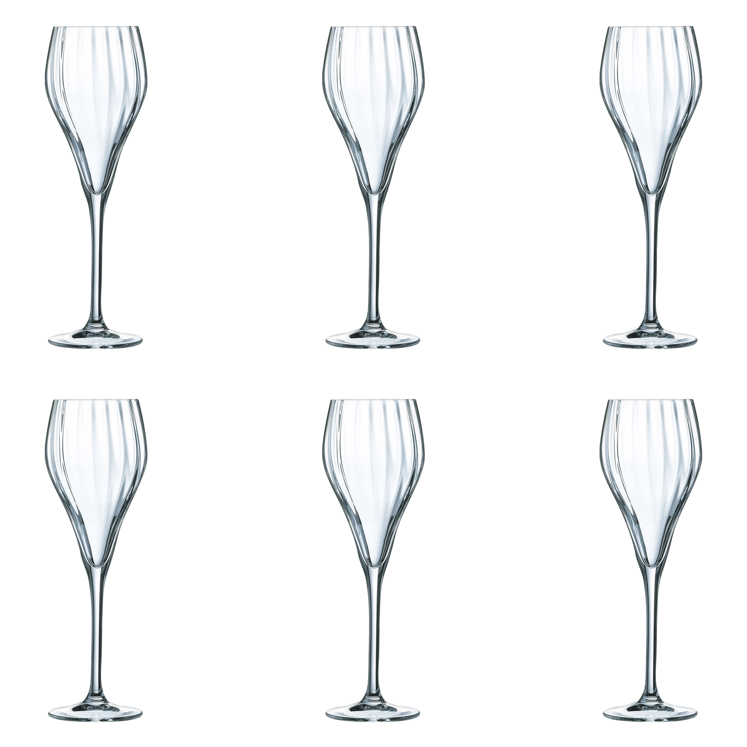 Chef & Sommelier Symetrie Champagneglas / Flute 16 Cl - 6 Stuks - Glazen.nl