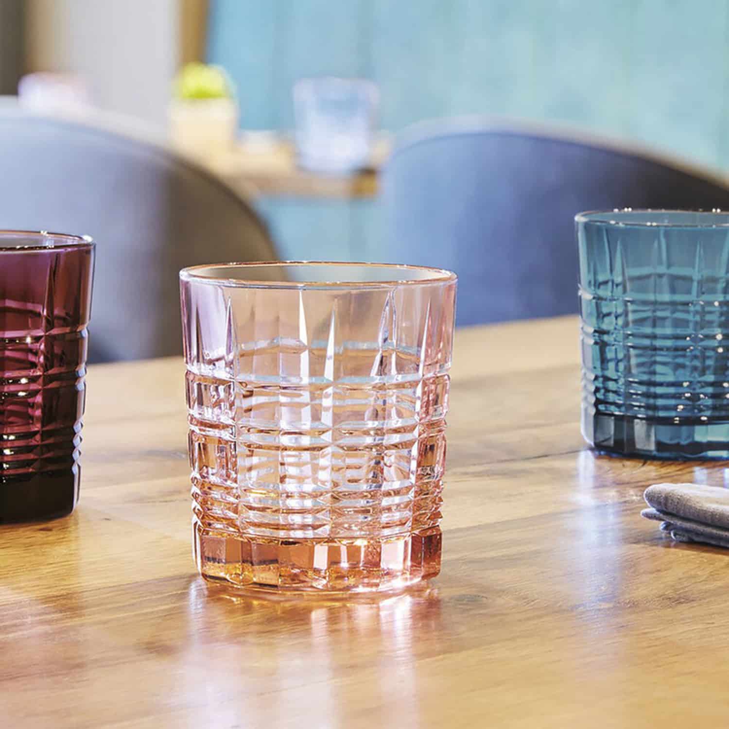 Arcoroc Brixton Tumbler 30 Cl Roze - 6 Stuks - Glazen.nl