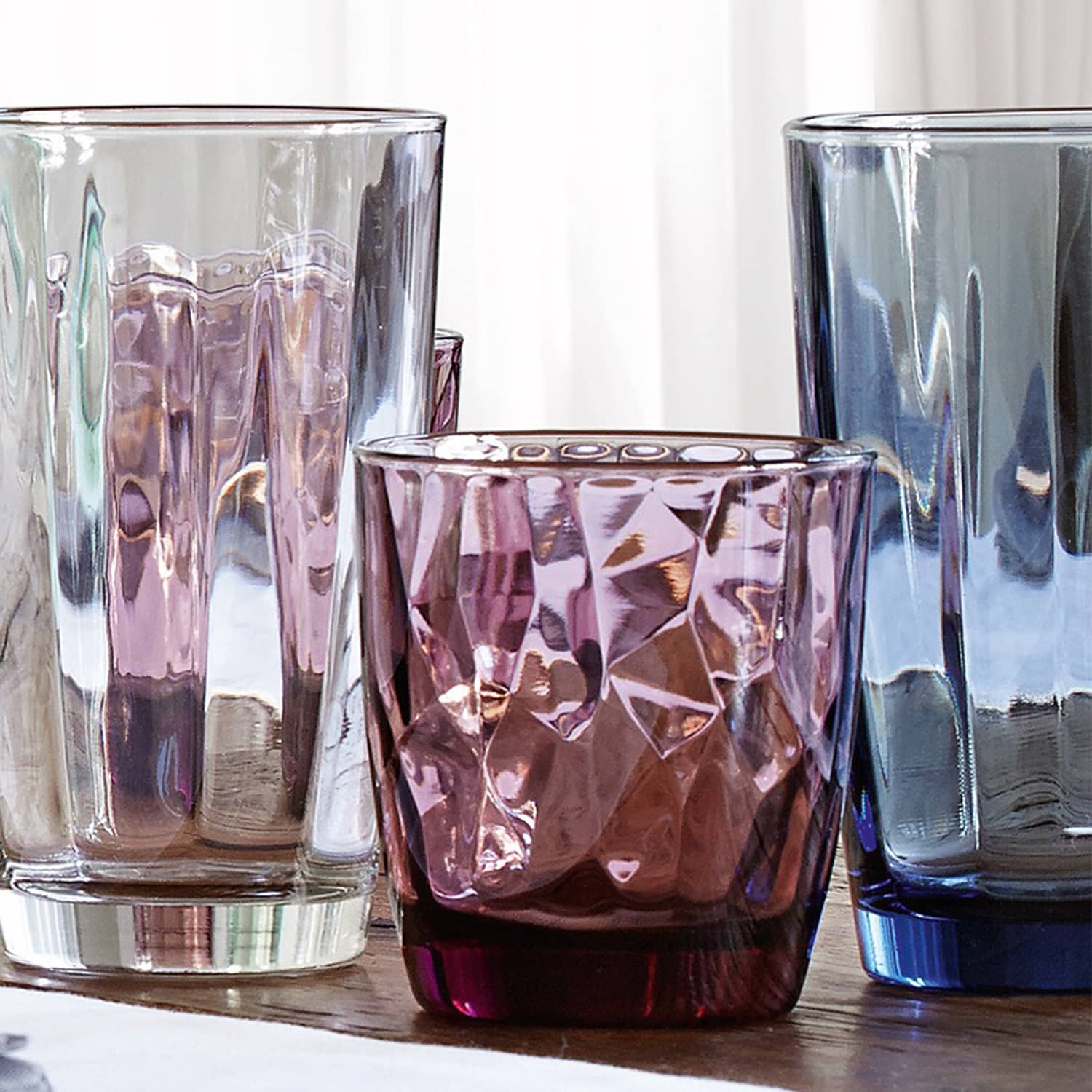 Bormioli Rocco Diamond Tumbler 39 Cl Paars - 6 Stuks - Glazen.nl