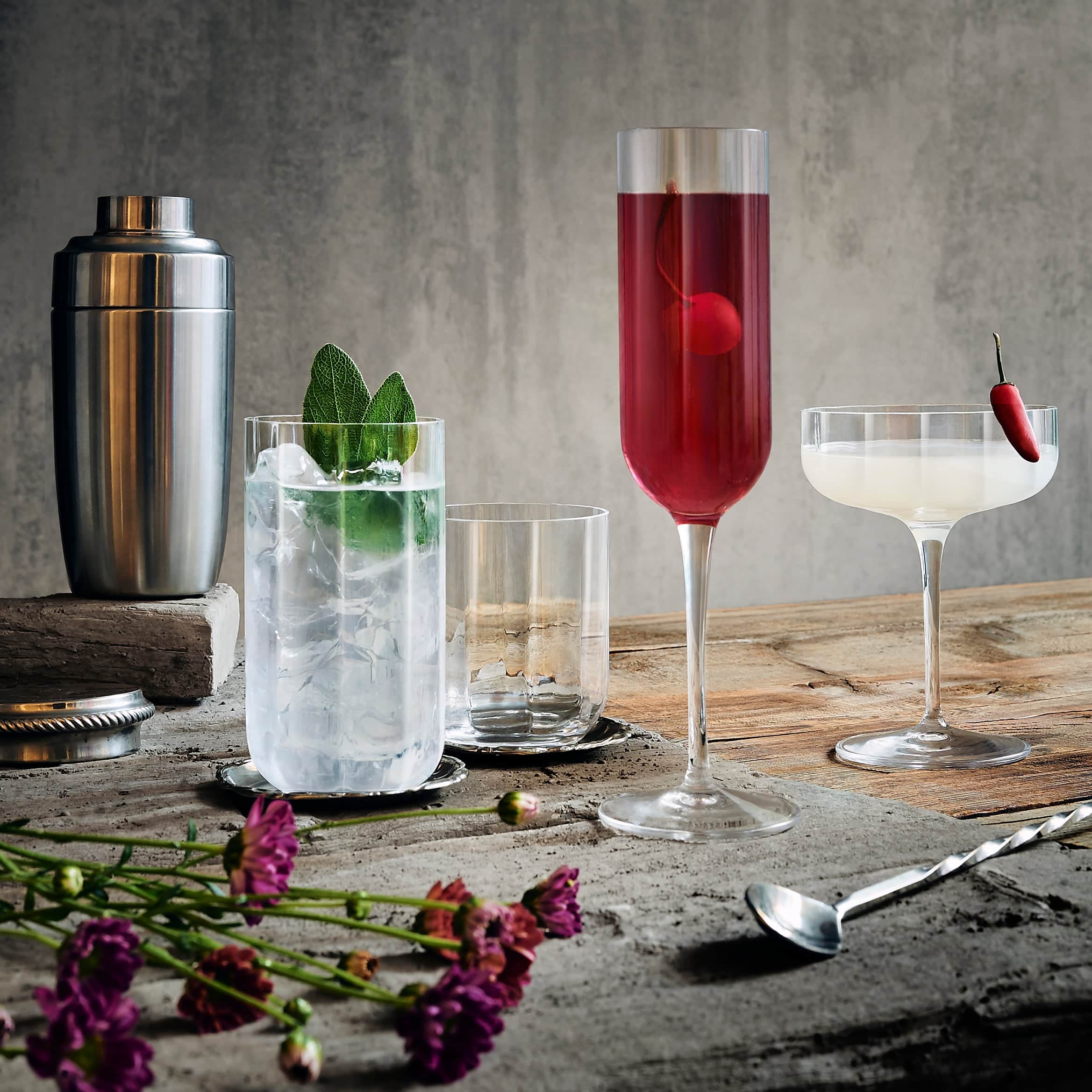 Luigi Bormioli Mixology Jazz Champagneglas / Flute 21 Cl - 4 Stuks - Glazen.nl