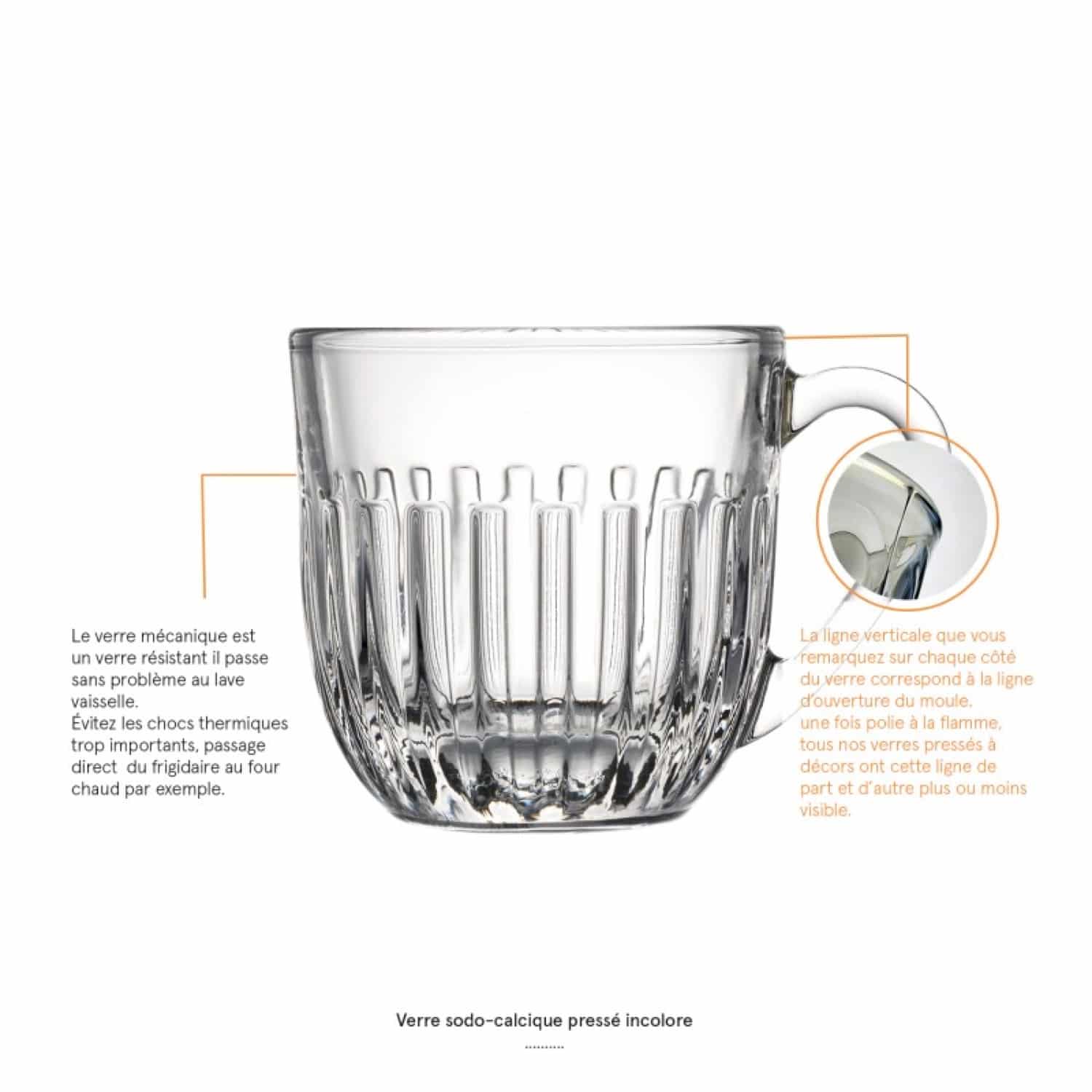 La Rochère Ouessant Espressokop 9 Cl - 6 Stuks - Glazen.nl