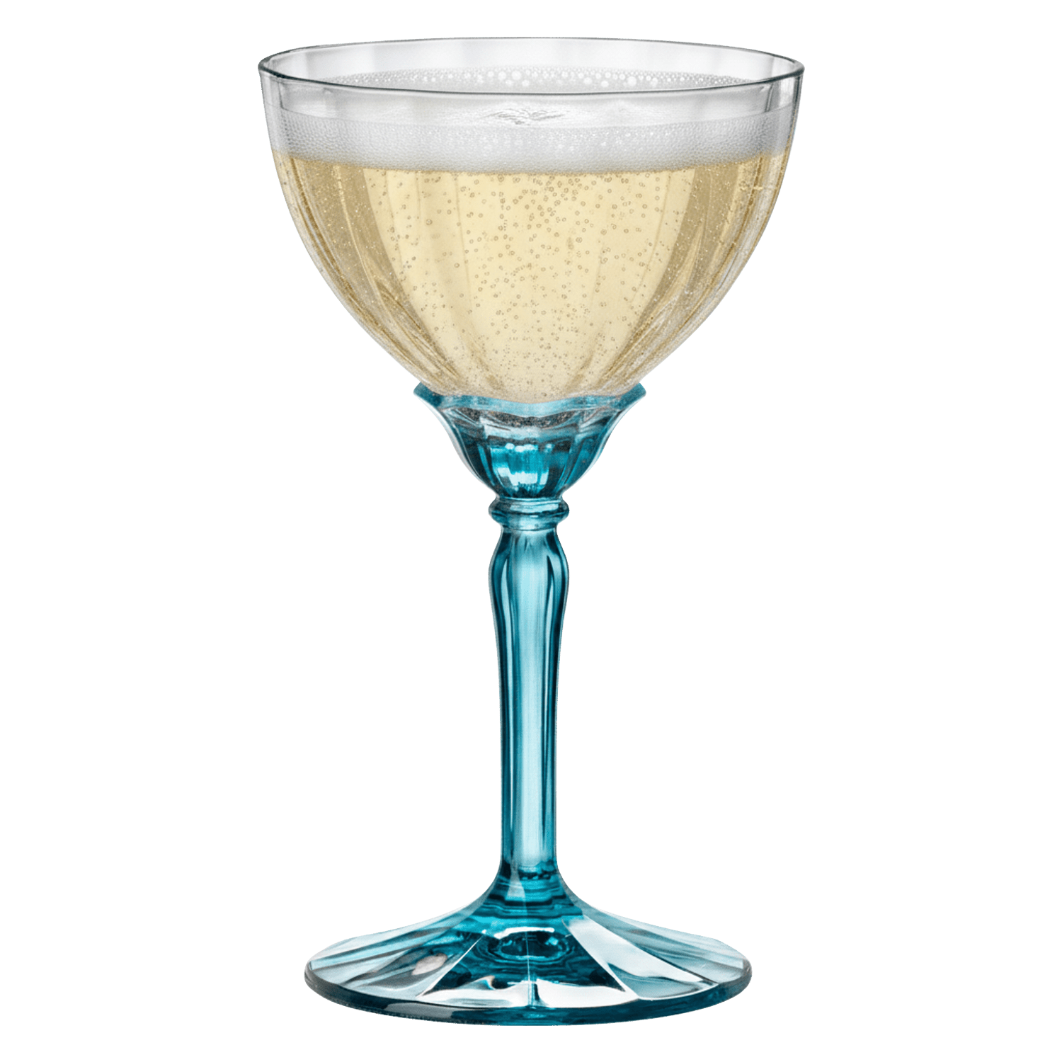 Bormioli Rocco Florian Champagneglas / Coupe 24 Cl Licht Blauw - 4 Stuks - Glazen.nl