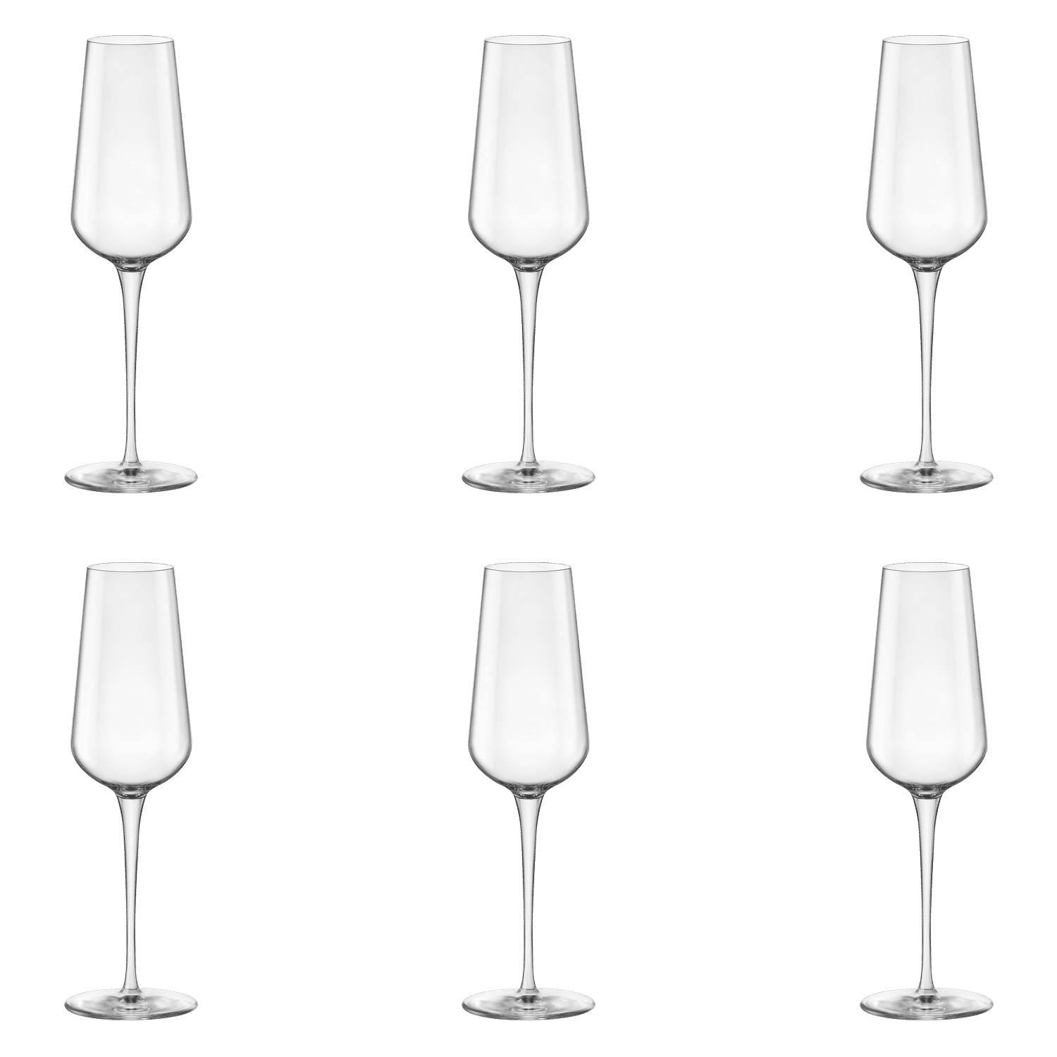 Bormioli Rocco Uno Inalto Champagneglas / Flute 28 Cl - 6 Stuks - Glazen.nl