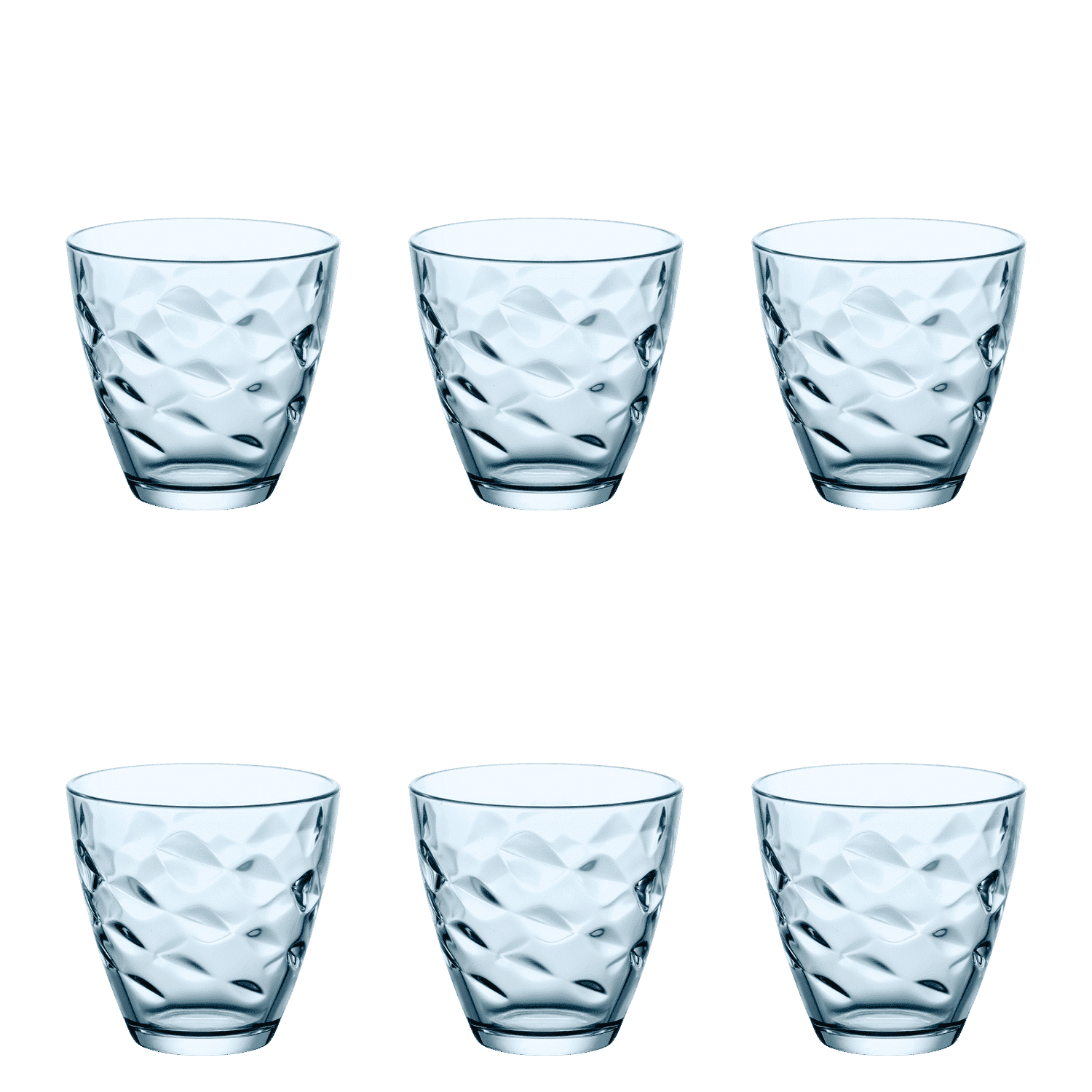 Bormioli Rocco Flora Tumbler 25 Cl Blauw - 6 Stuks - Glazen.nl