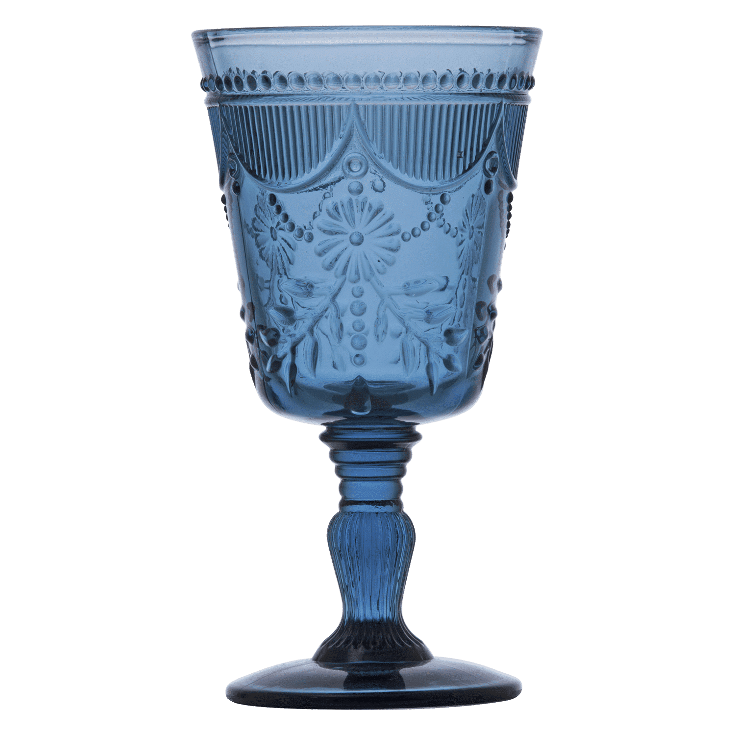 Fortessa Debutante Wijnglas 28 cl Donker Blauw - 6 Stuks - Glazen.nl