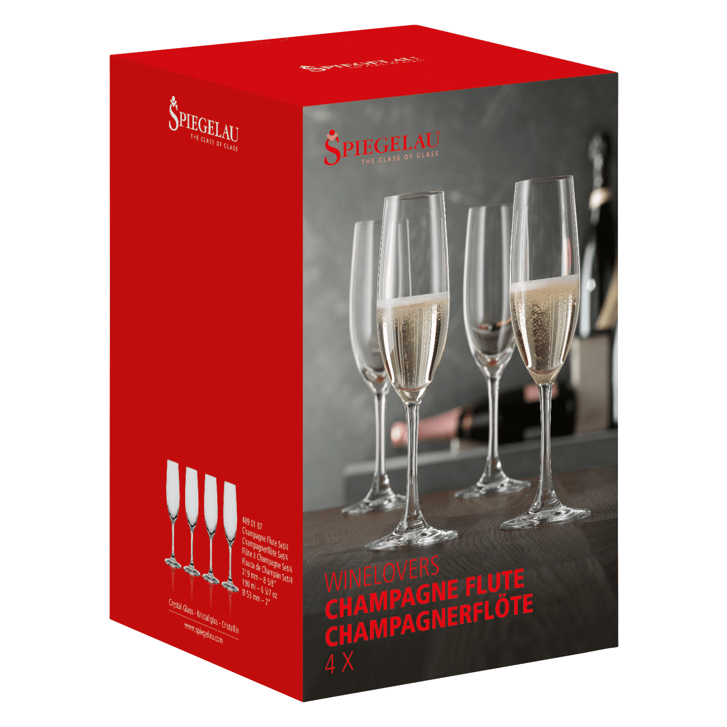 Spiegelau Winelovers Champagne Flute 19 Cl - 12 Stuks - Glazen.nl