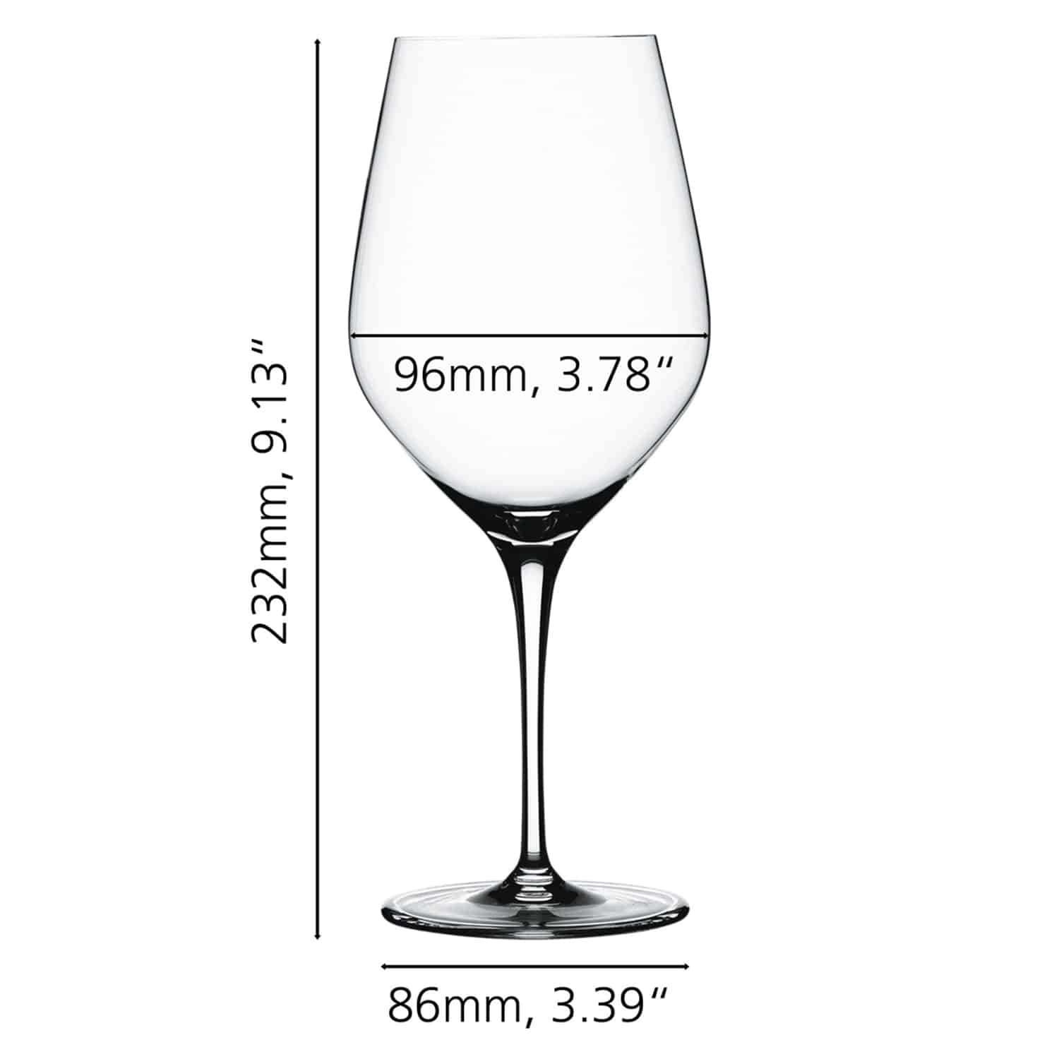 Spiegelau Authentis Wijnglas 65 Cl Bordeaux - 12 Stuks - Glazen.nl