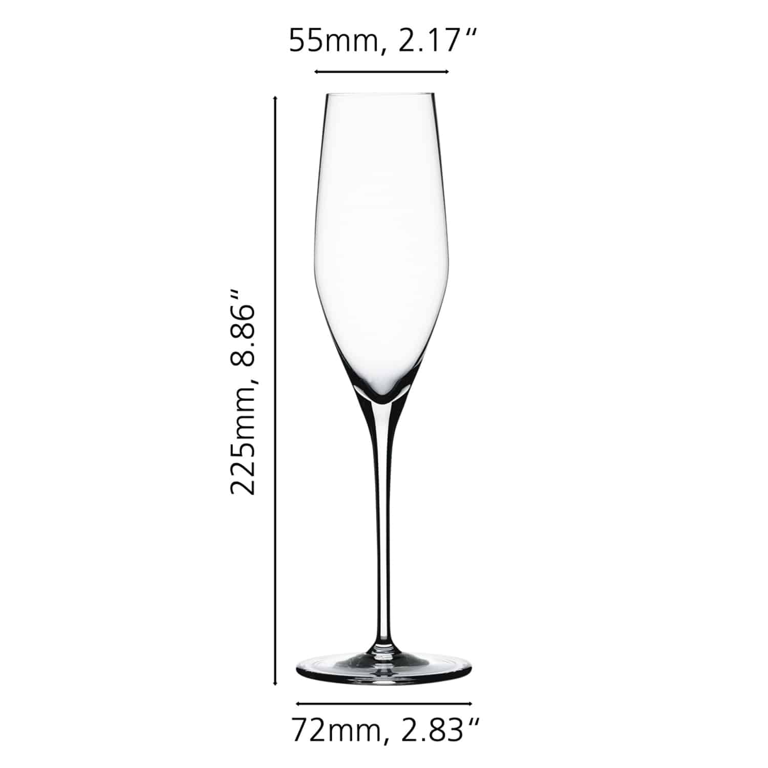 Spiegelau Authentis Champagneglas / Flute 19 Cl - 12 Stuks - Glazen.nl