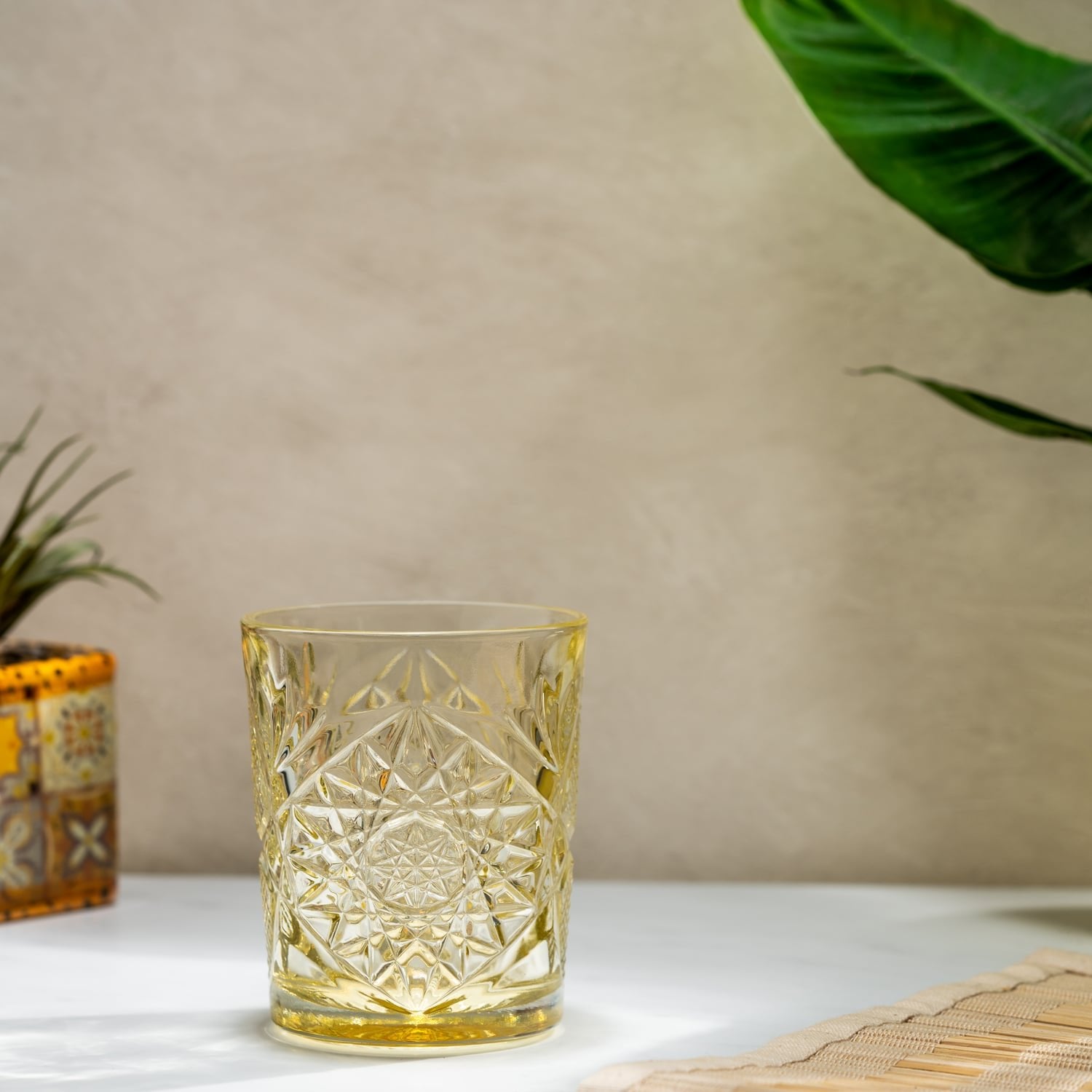 Onis Hobstar / Icon Tumbler 35 Cl Geel - 6 Stuks - Glazen.nl