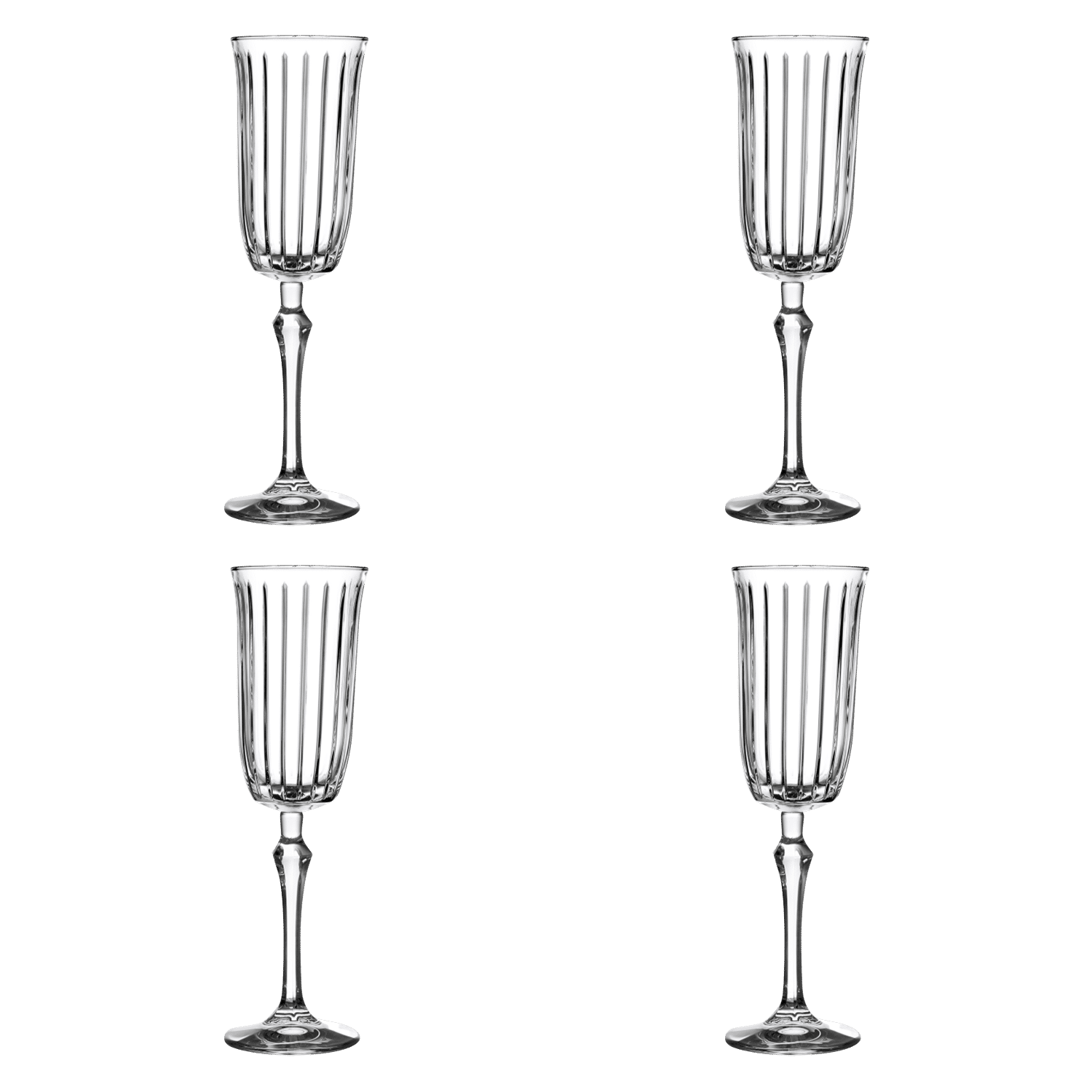 Pasabahce Joy Champagneglas / Flute 17,5 Cl - 4 Stuks - Glazen.nl