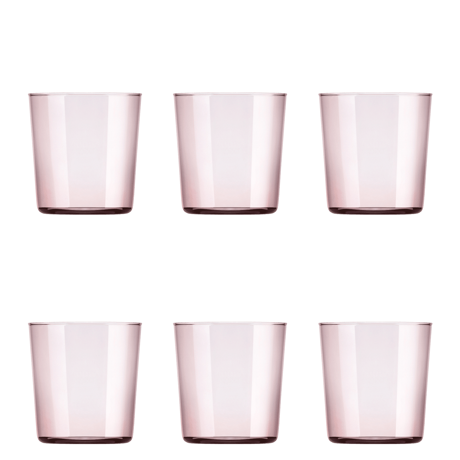 Onis Cidra Tumbler 37 Cl Roze - 6 Stuks - Glazen.nl
