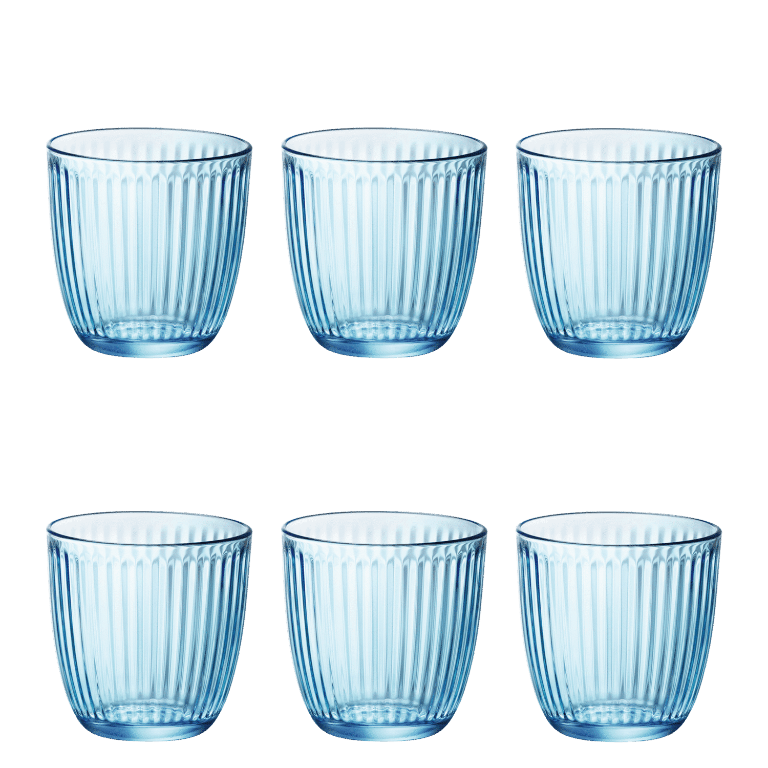 Bormioli Rocco Line Tumbler 29 Cl Blauw - 6 Stuks - Glazen.nl