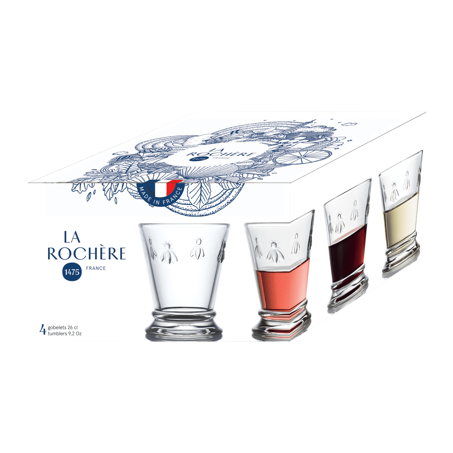 La Rochère Abeille Tumbler 26 cl - 6 Stuks - Glazen.nl