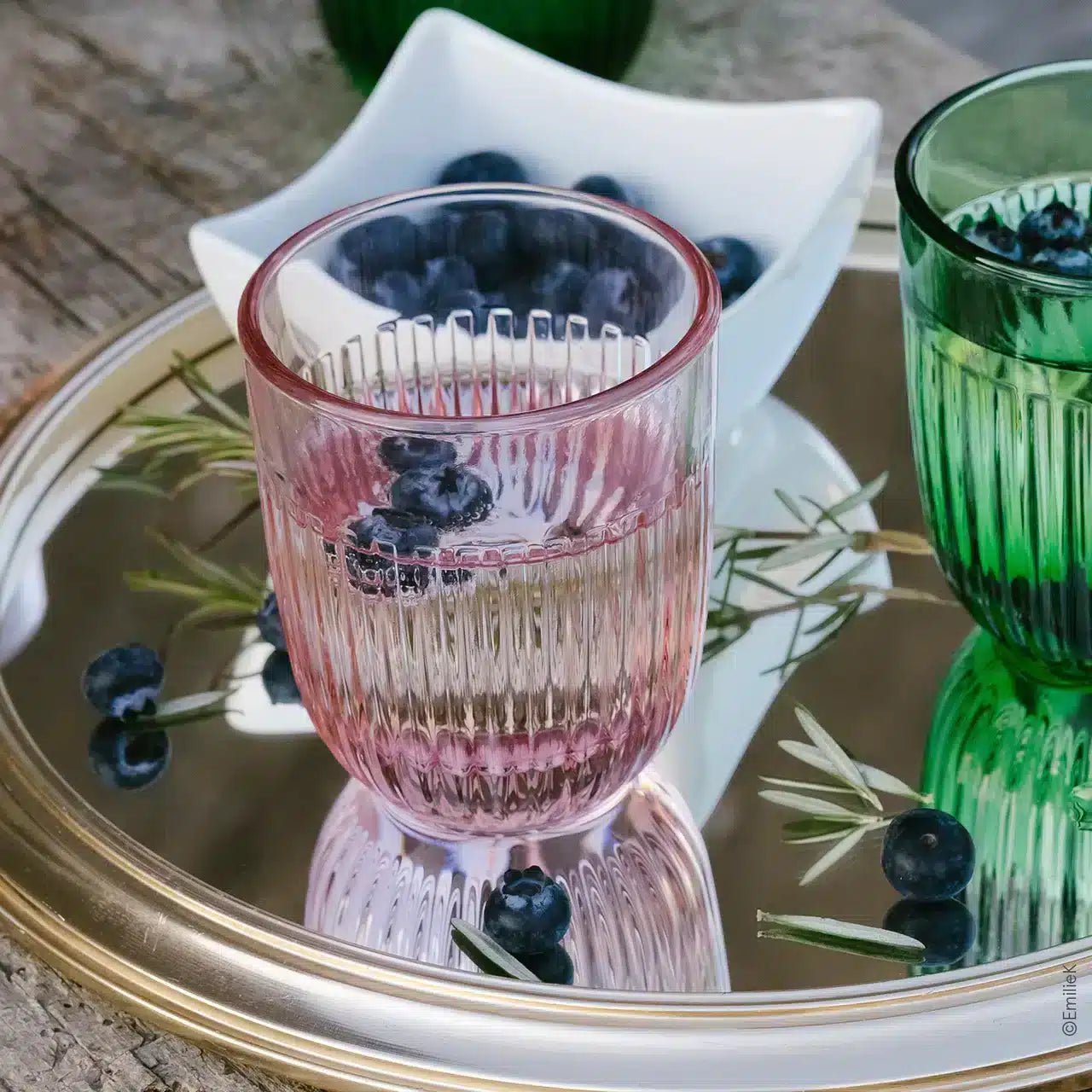 La Rochère Ouessant Tumbler 26 Cl Rose - 6 Stuks - Glazen.nl