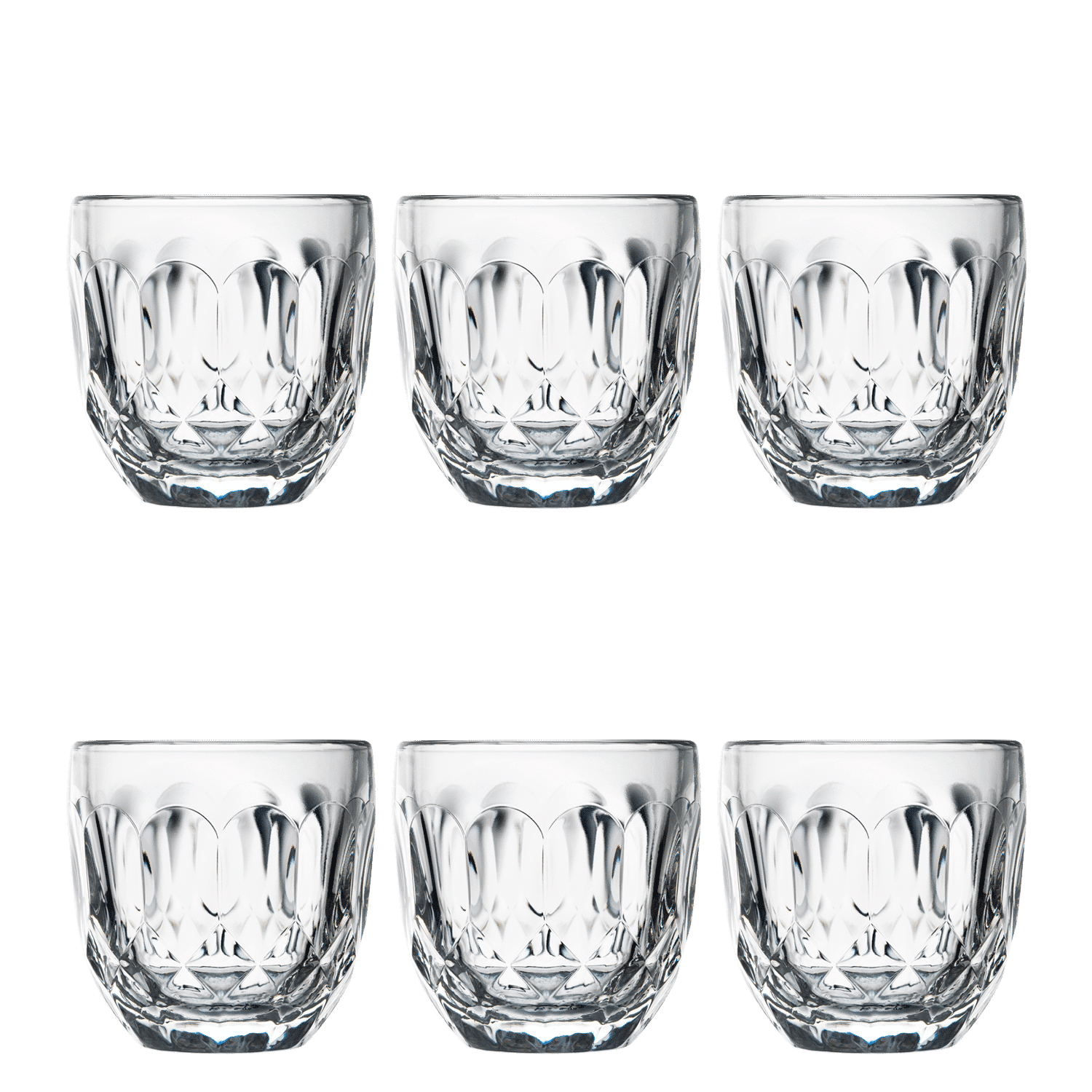 La Rochère Facettes Espressoglas 10 cl - 6 Stuks - Glazen.nl