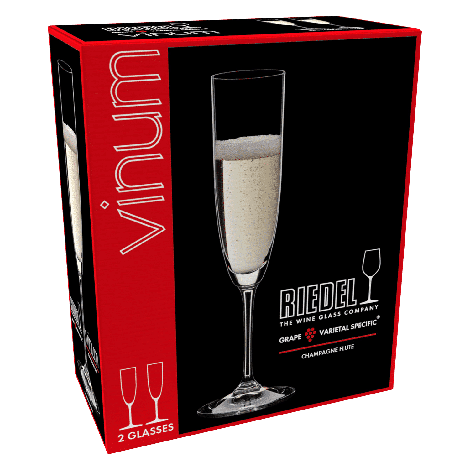 Riedel Vinum Champagneglas / Flute 16,2 Cl - 2 Stuks - Glazen.nl