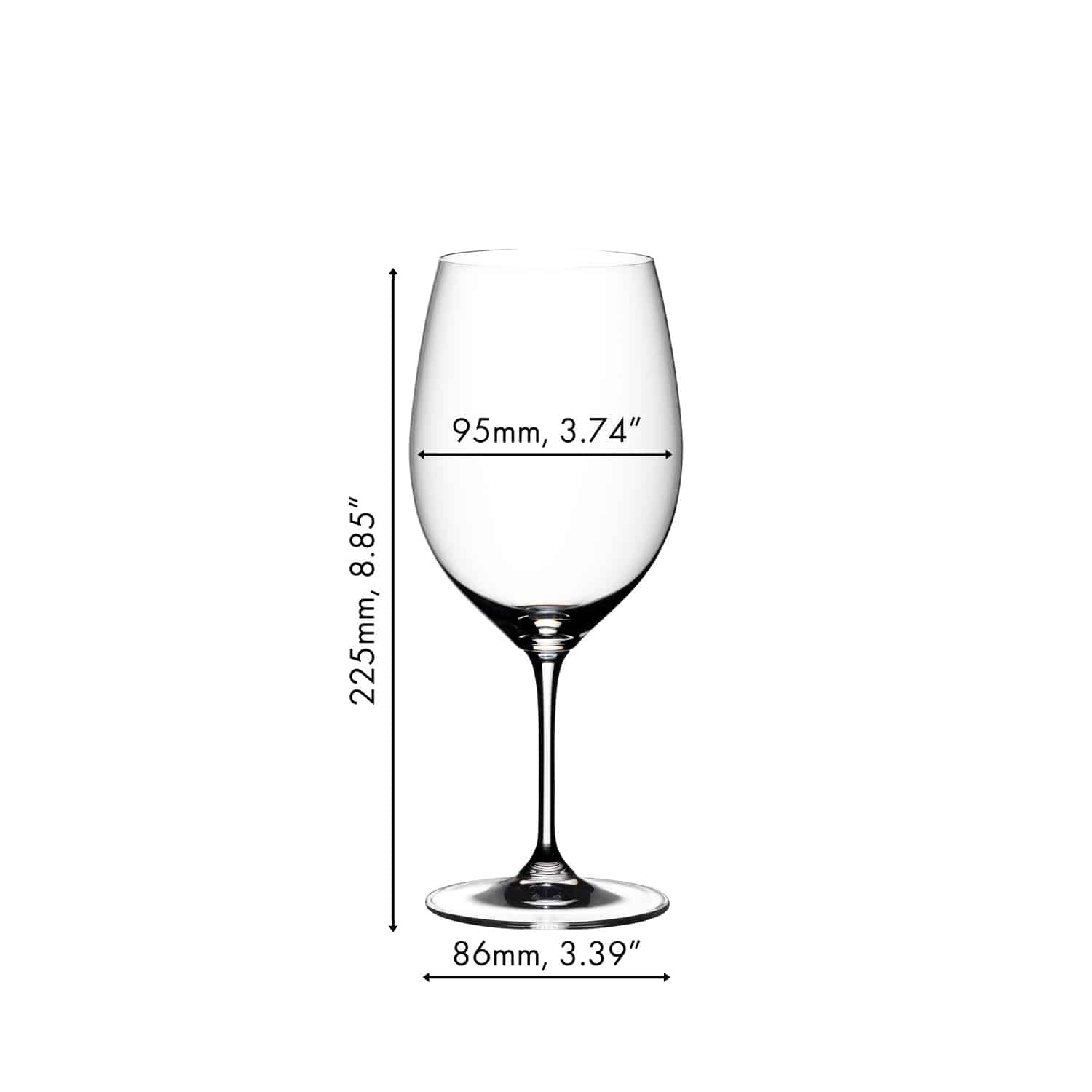 Riedel Vinum Wijnglas 99,5 Cl Cabernet Sauvignon / Merlot - 2 Stuks - Glazen.nl